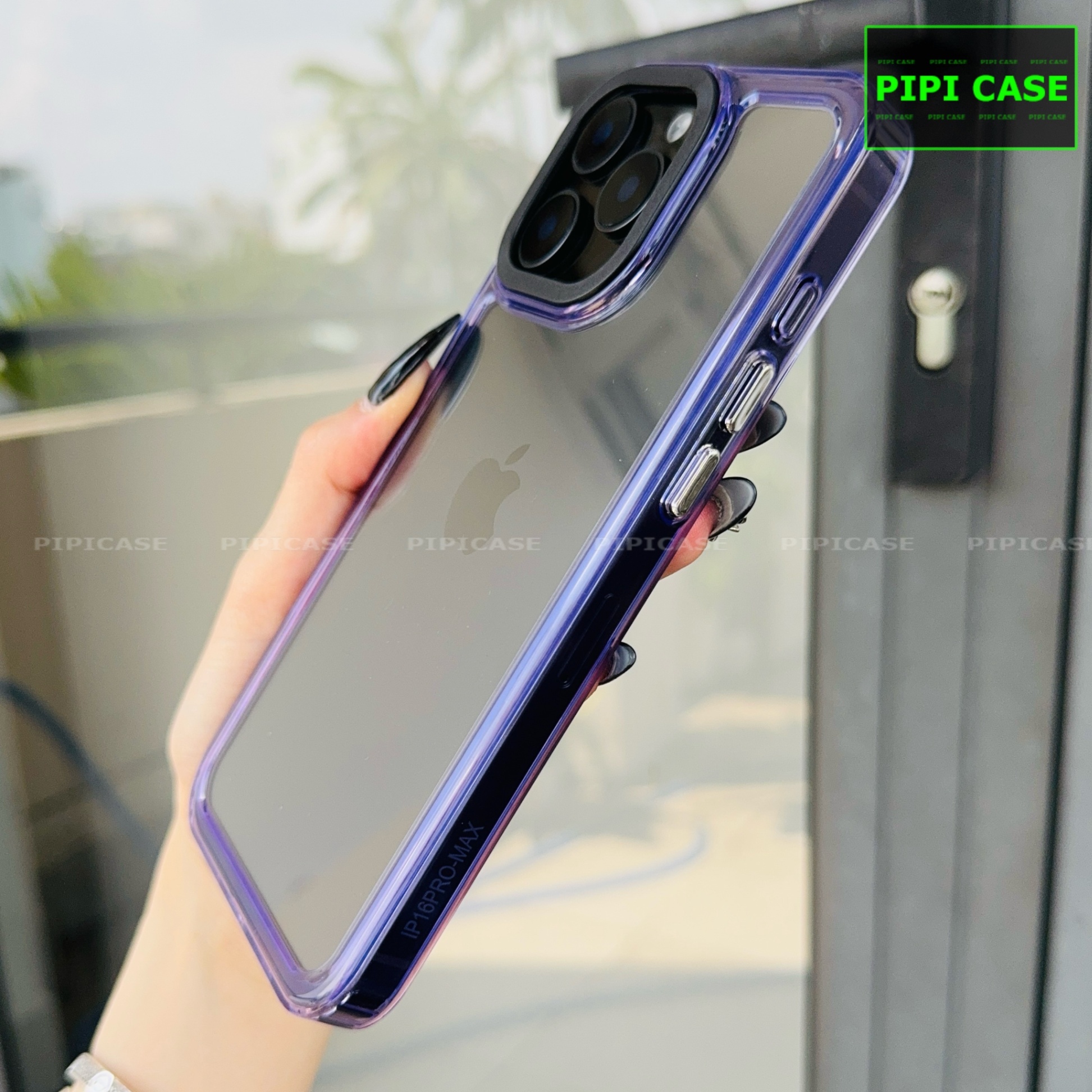 Ốp Lưng iPhone 16 Pro Max - Full - Tím