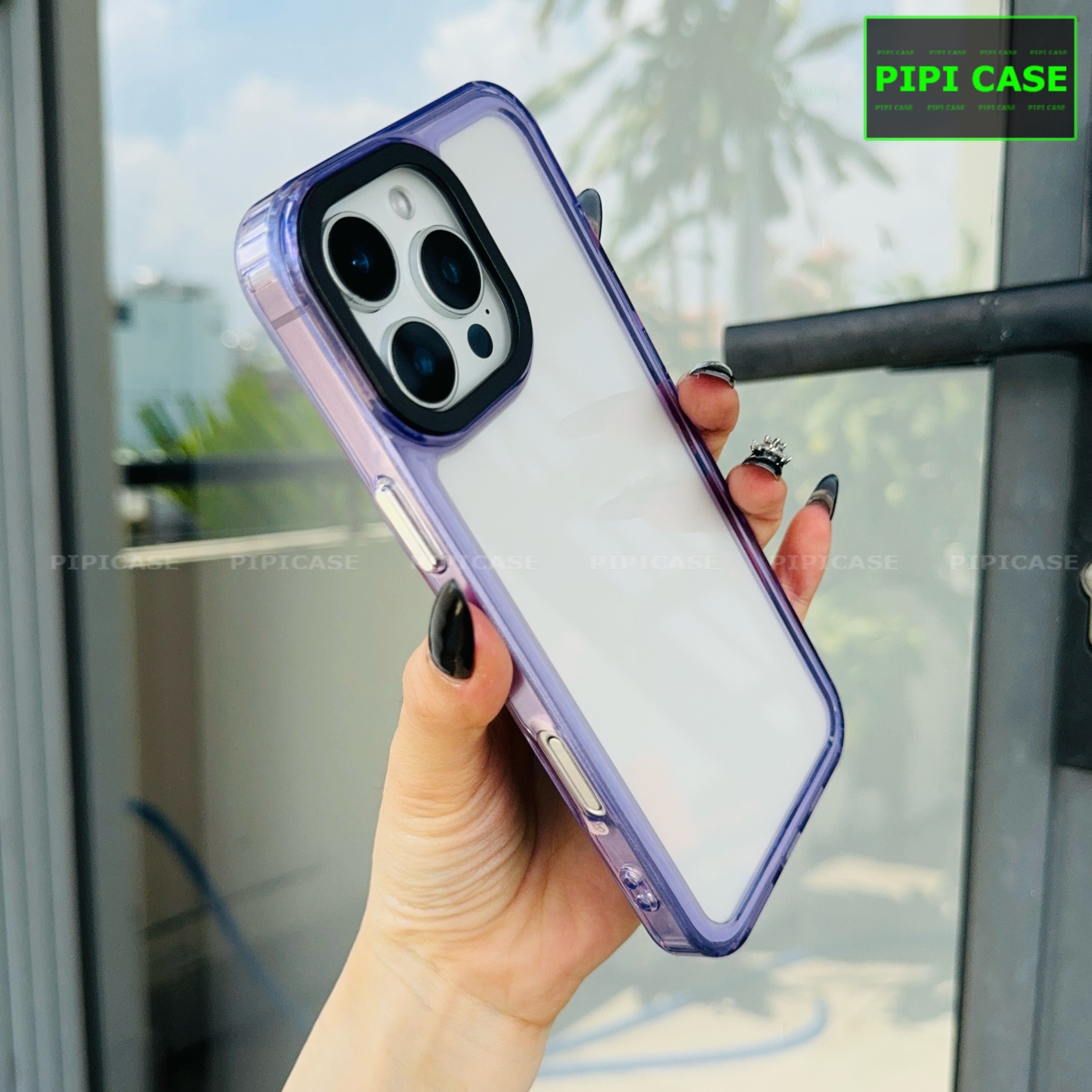 Ốp Lưng iPhone 16 Pro Max - Full - Tím