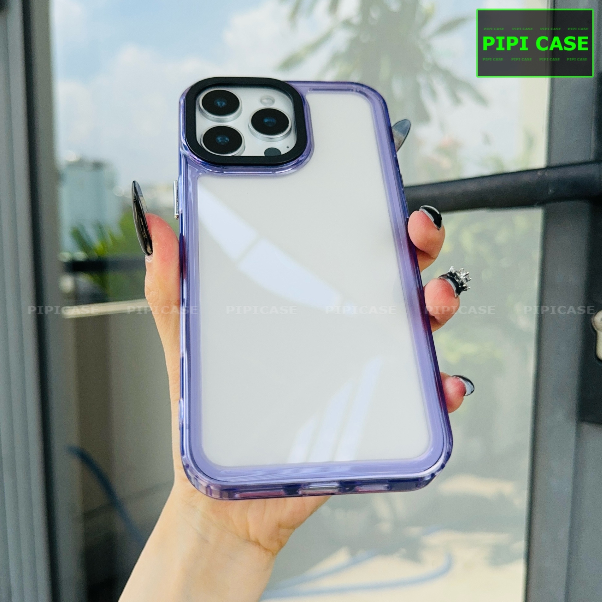 Ốp Lưng iPhone 16 Pro Max - Full - Tím
