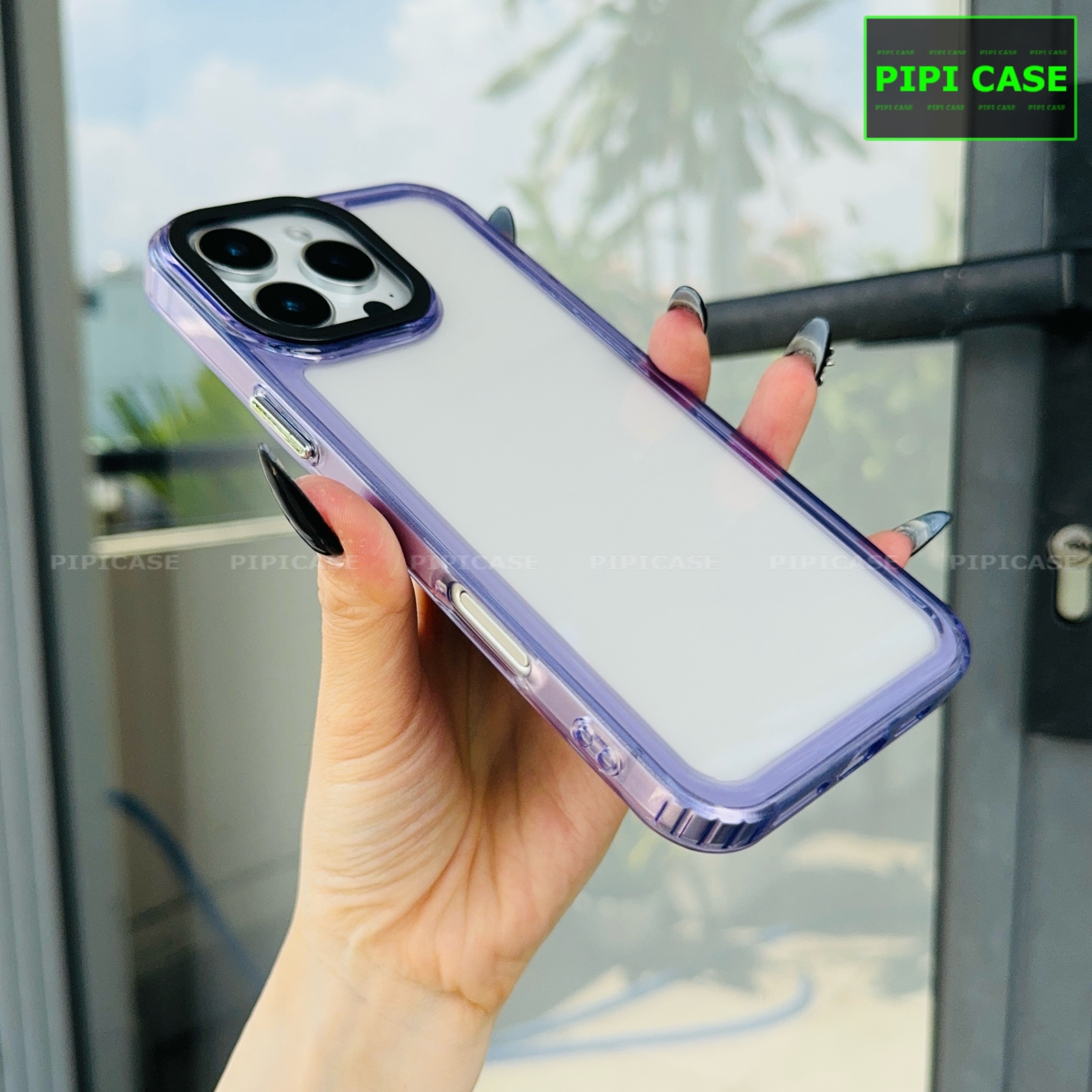 Ốp Lưng iPhone 16 Pro Max - Full - Tím