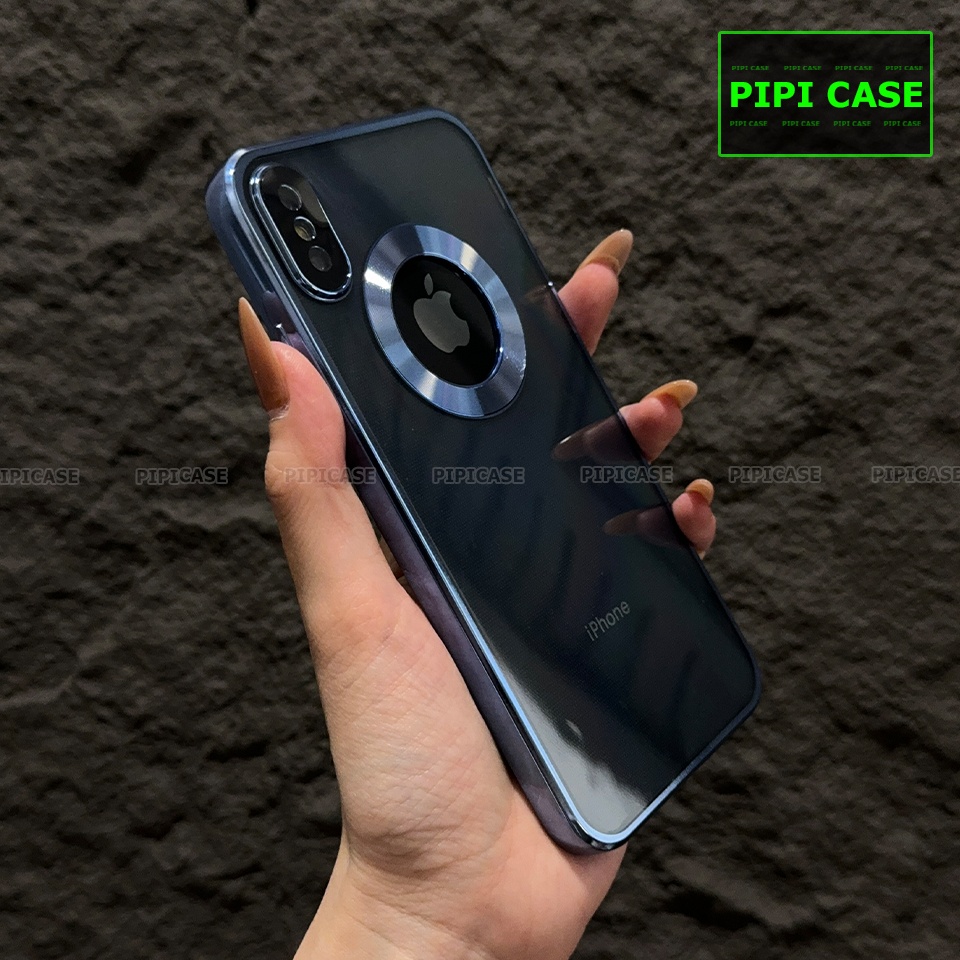 Ốp Lưng iPhone X / XS - Water - Xanh Nhạt