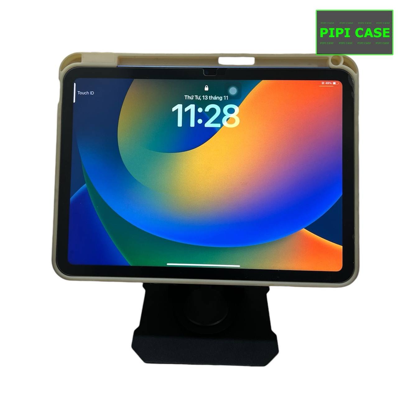 Chân giá đỡ iPad bằng nhôm xoay 360* - Đen