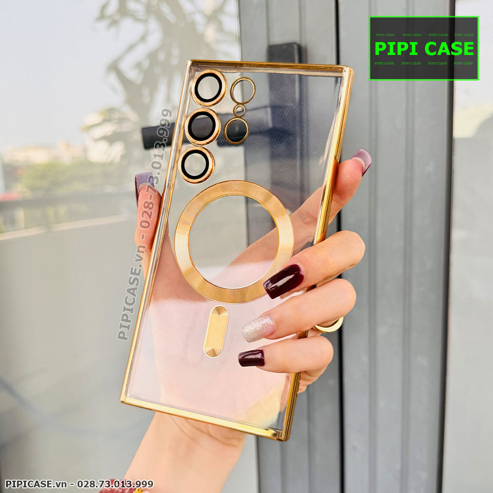 Ốp Lưng Samsung S22 Ultra 5G - Ticker - Vàng