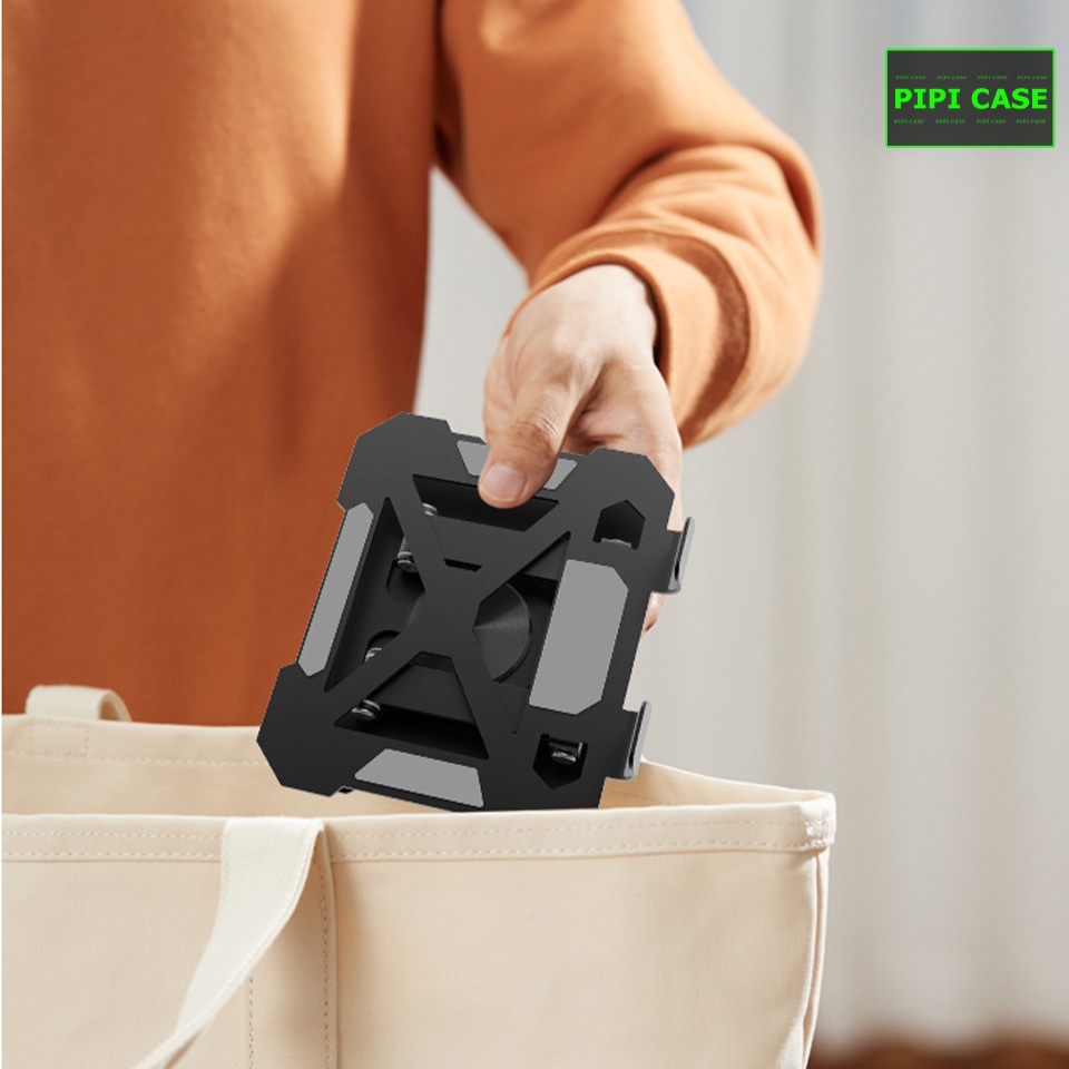 Chân giá đỡ iPad bằng nhôm xoay 360* - Đen