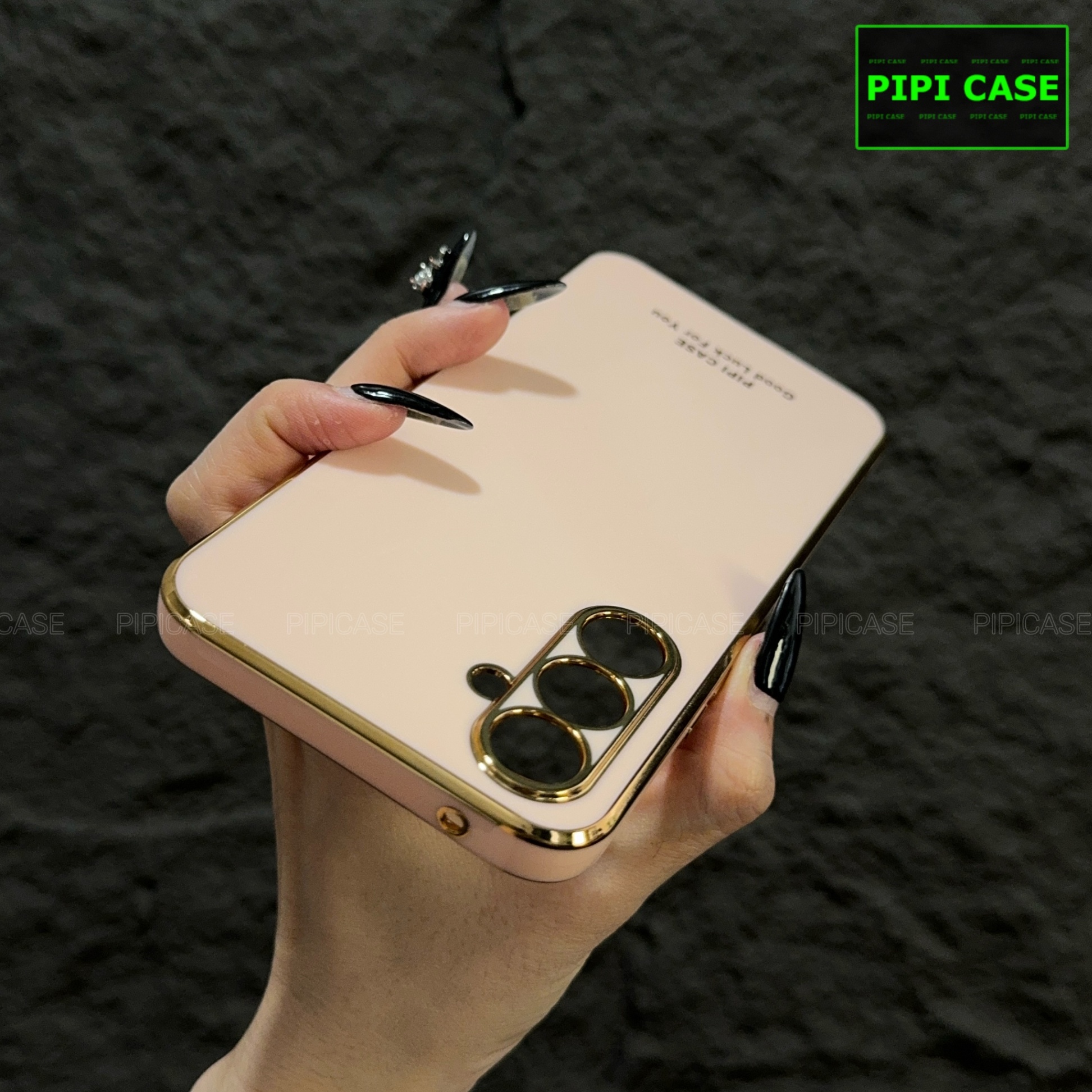 Ốp Lưng Samsung A34 - Royal - Vàng Hồng