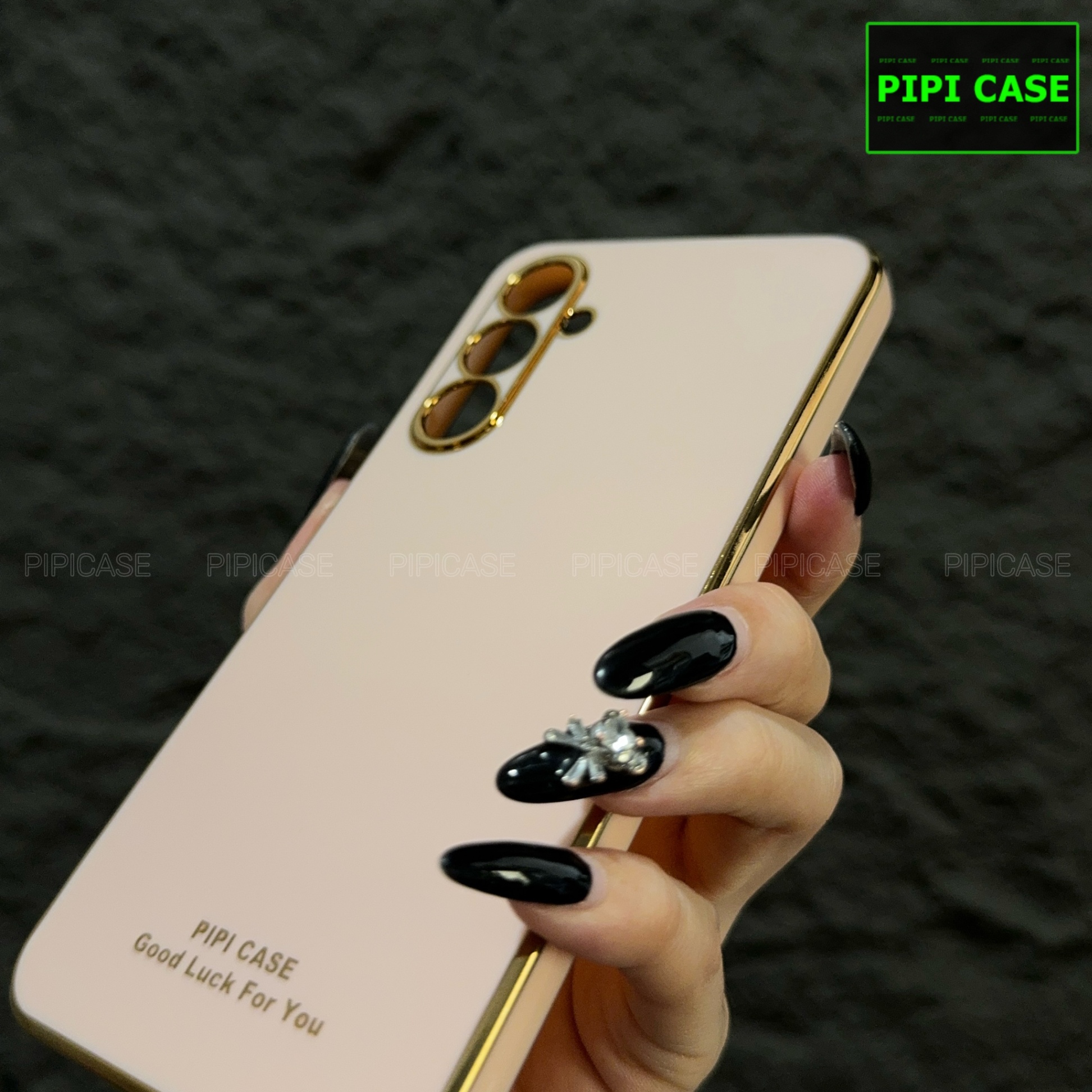 Ốp Lưng Samsung A34 - Royal - Vàng Hồng