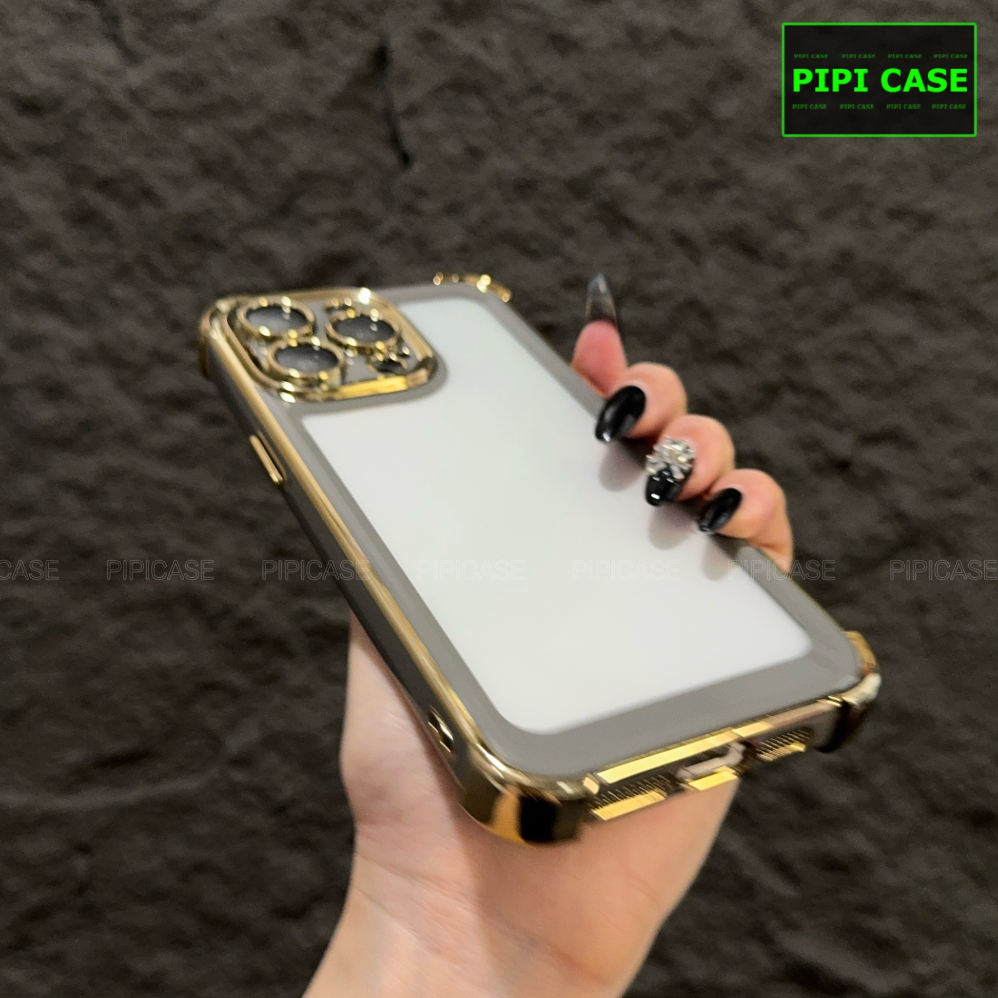 Ốp Lưng iPhone 15 Pro Max - Timo - Xám