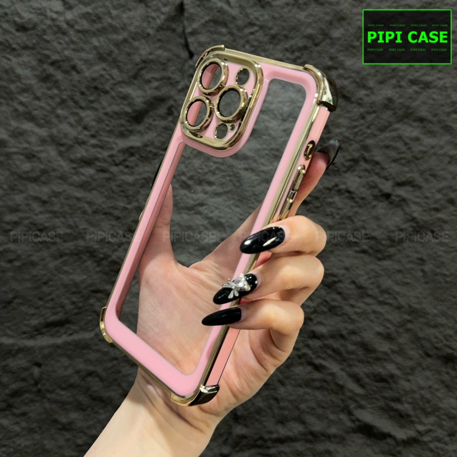 Ốp Lưng iPhone 15 Pro Max - Timo - Hồng