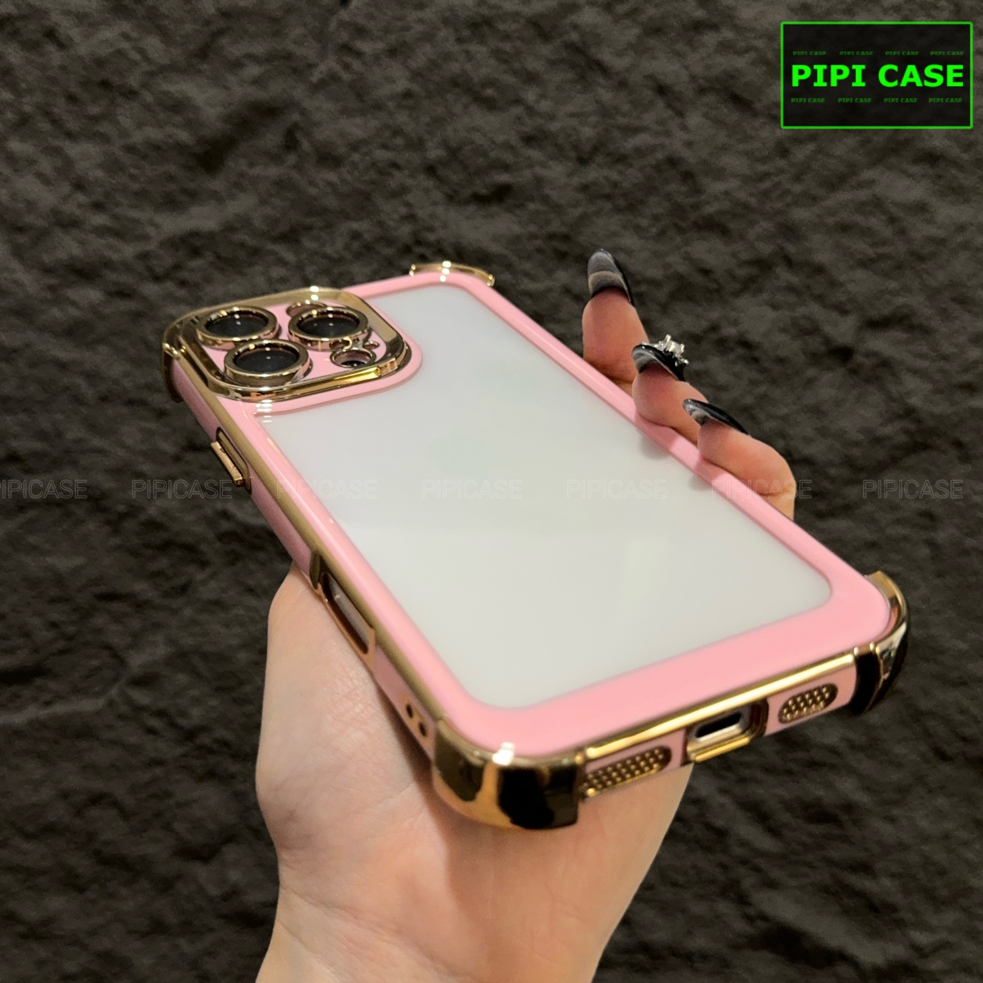 Ốp Lưng iPhone 15 Pro Max - Timo - Hồng