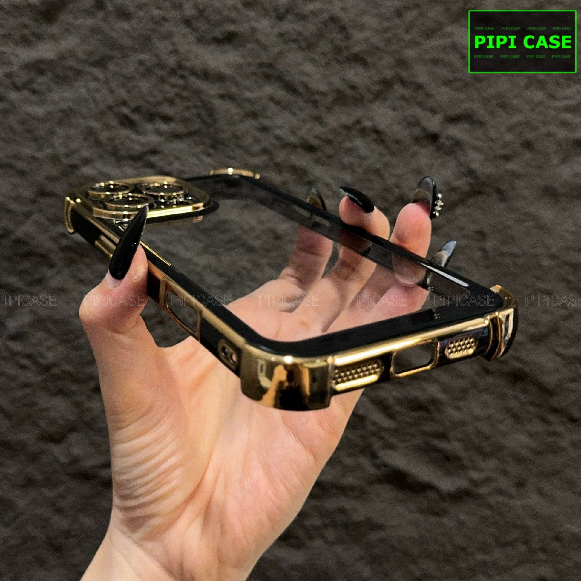 Ốp Lưng iPhone 16 Pro Max - Timo - Đen