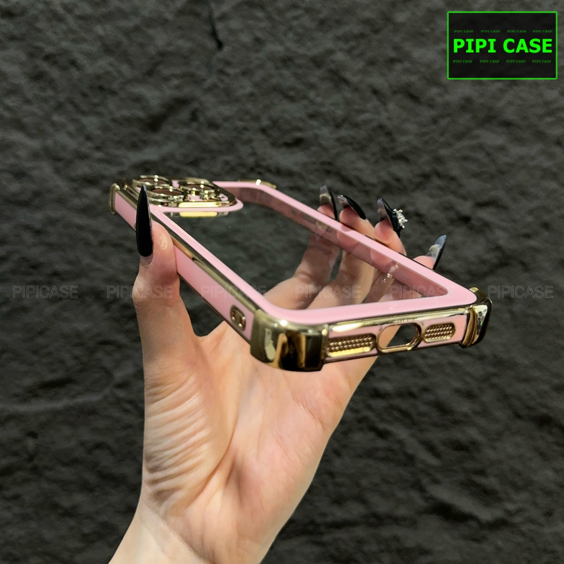 Ốp Lưng iPhone 15 Pro Max - Timo - Hồng