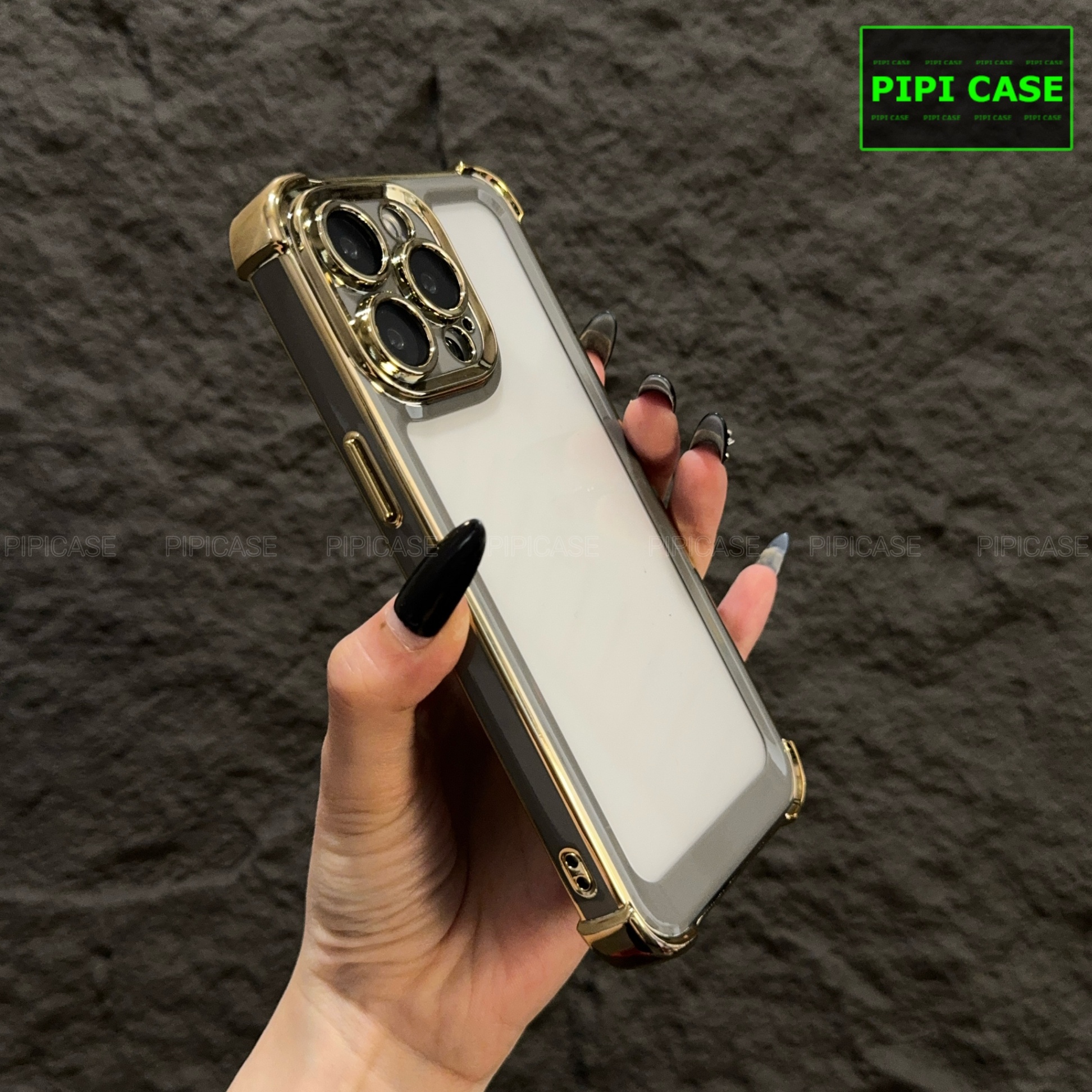 Ốp Lưng iPhone 15 Pro Max - Timo - Xám