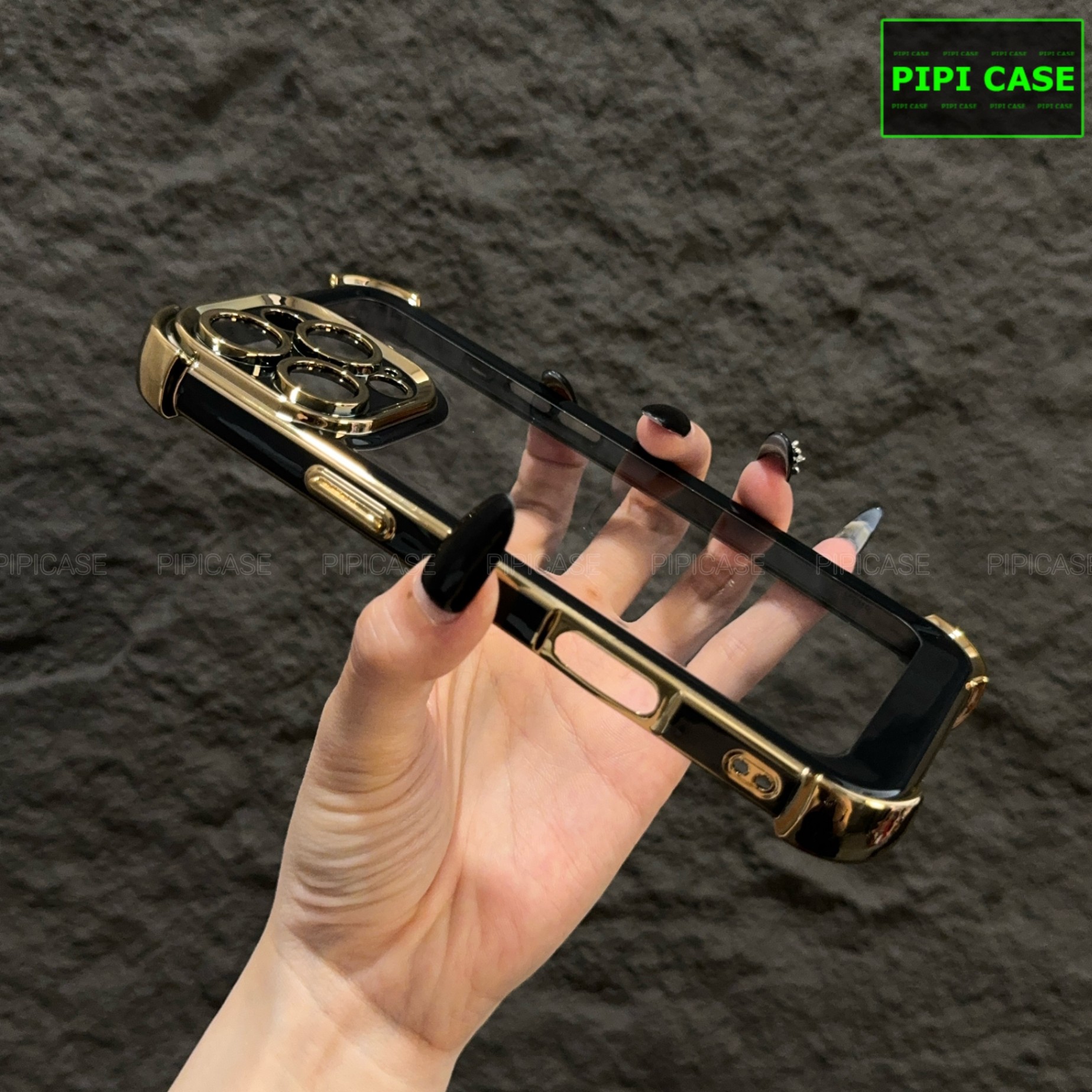 Ốp Lưng iPhone 16 Pro Max - Timo - Đen