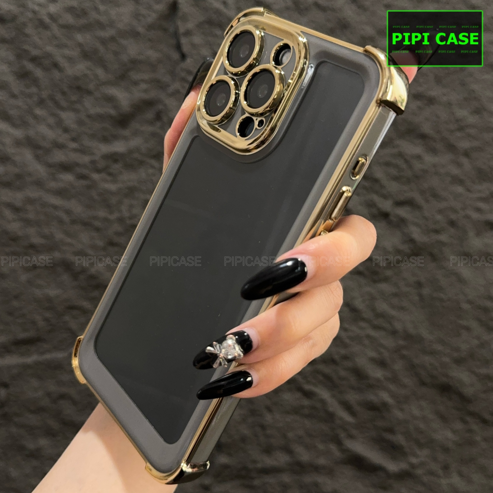 Ốp Lưng iPhone 15 Pro Max - Timo - Xám