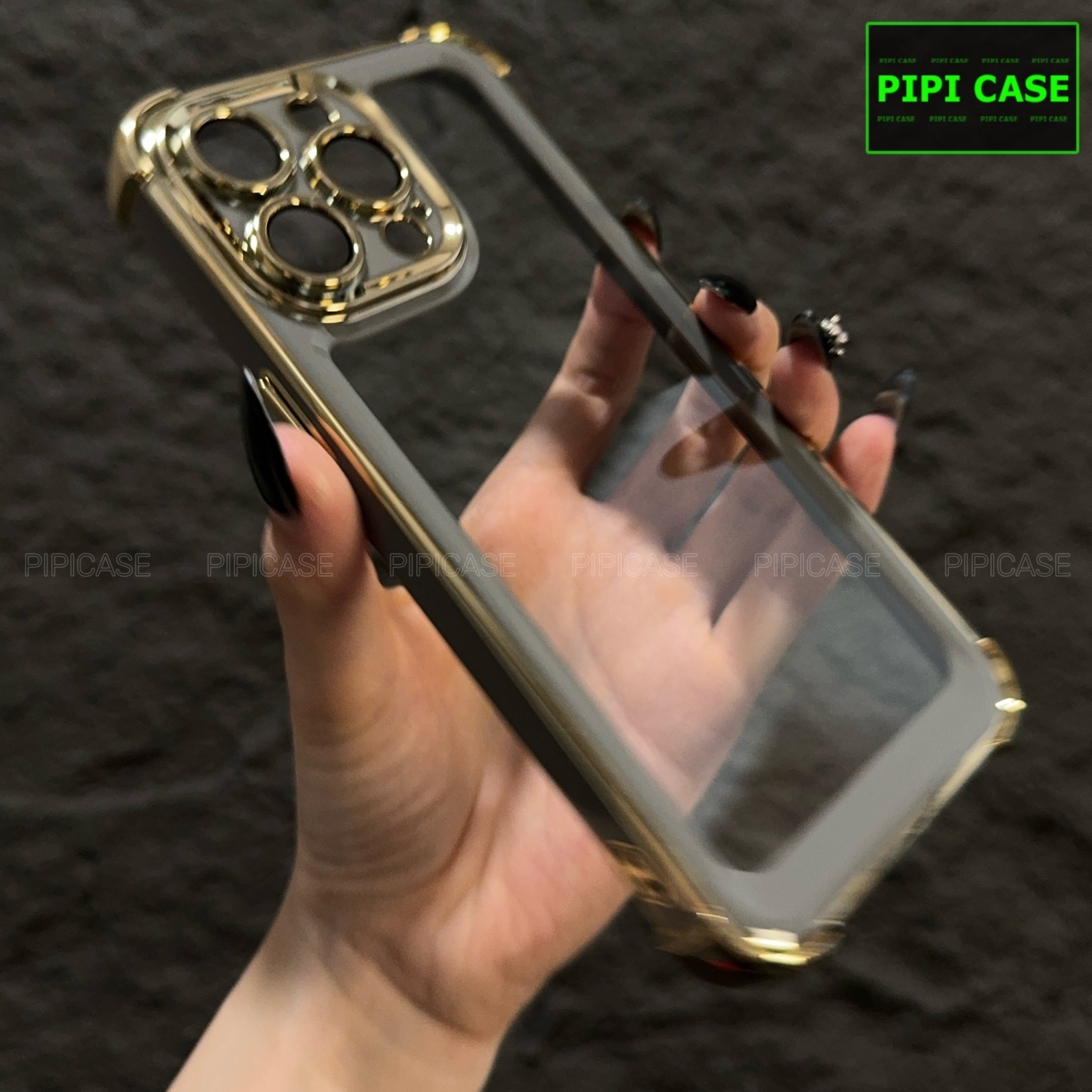Ốp Lưng iPhone 15 Pro Max - Timo - Xám