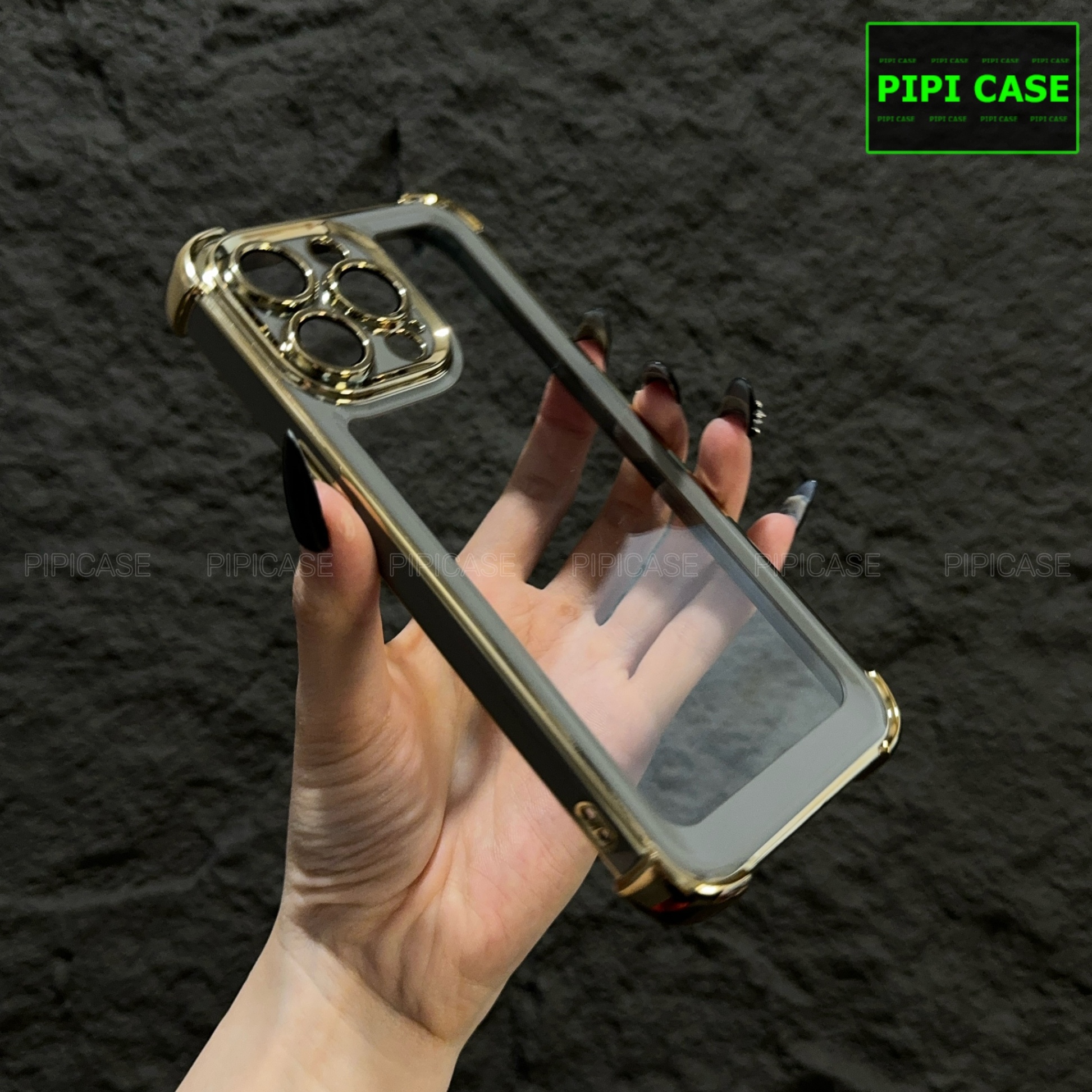 Ốp Lưng iPhone 15 Pro Max - Timo - Xám