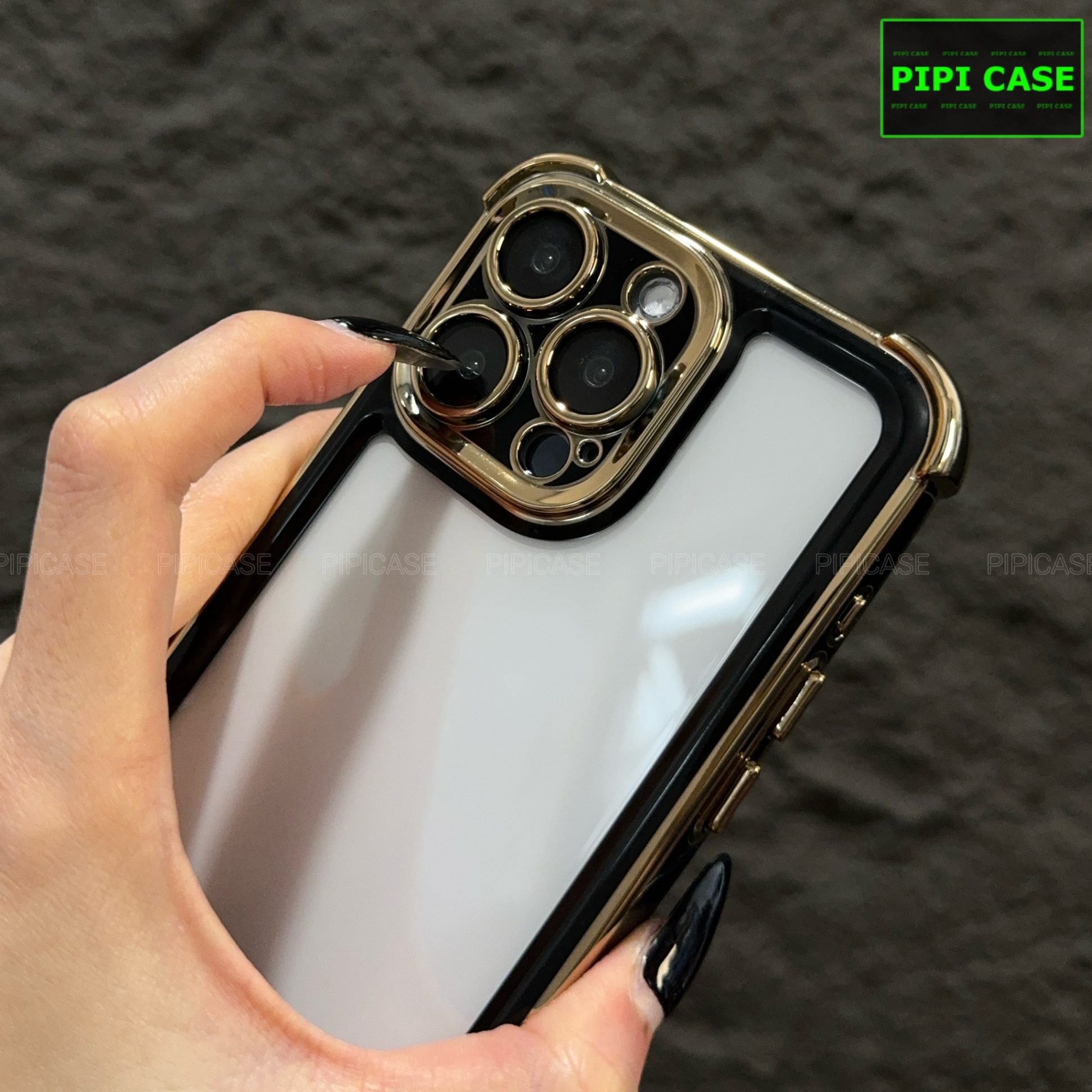 Ốp Lưng iPhone 16 Pro Max - Timo - Đen