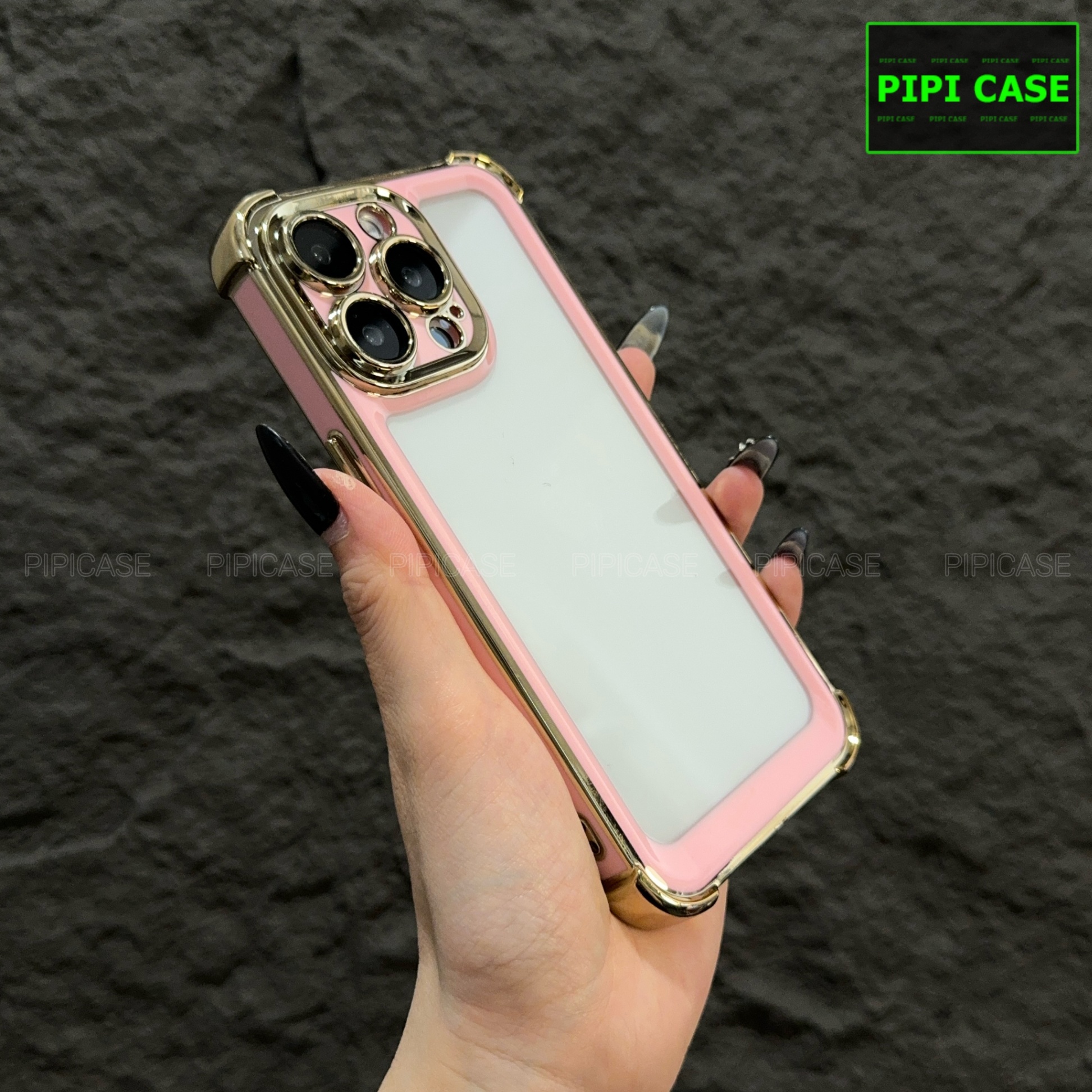 Ốp Lưng iPhone 15 Pro Max - Timo - Hồng