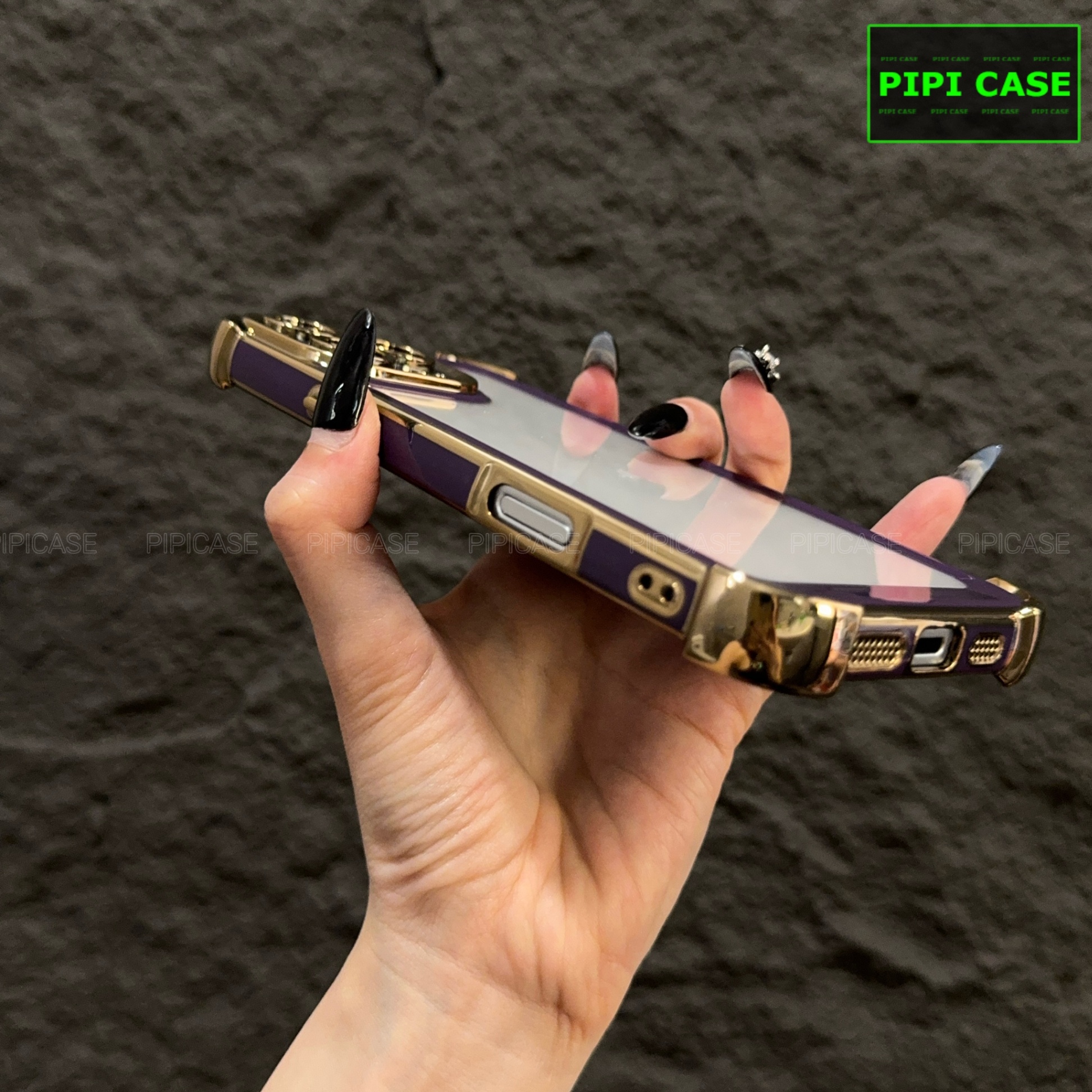 Ốp Lưng iPhone 16 Pro Max - Timo - Tím