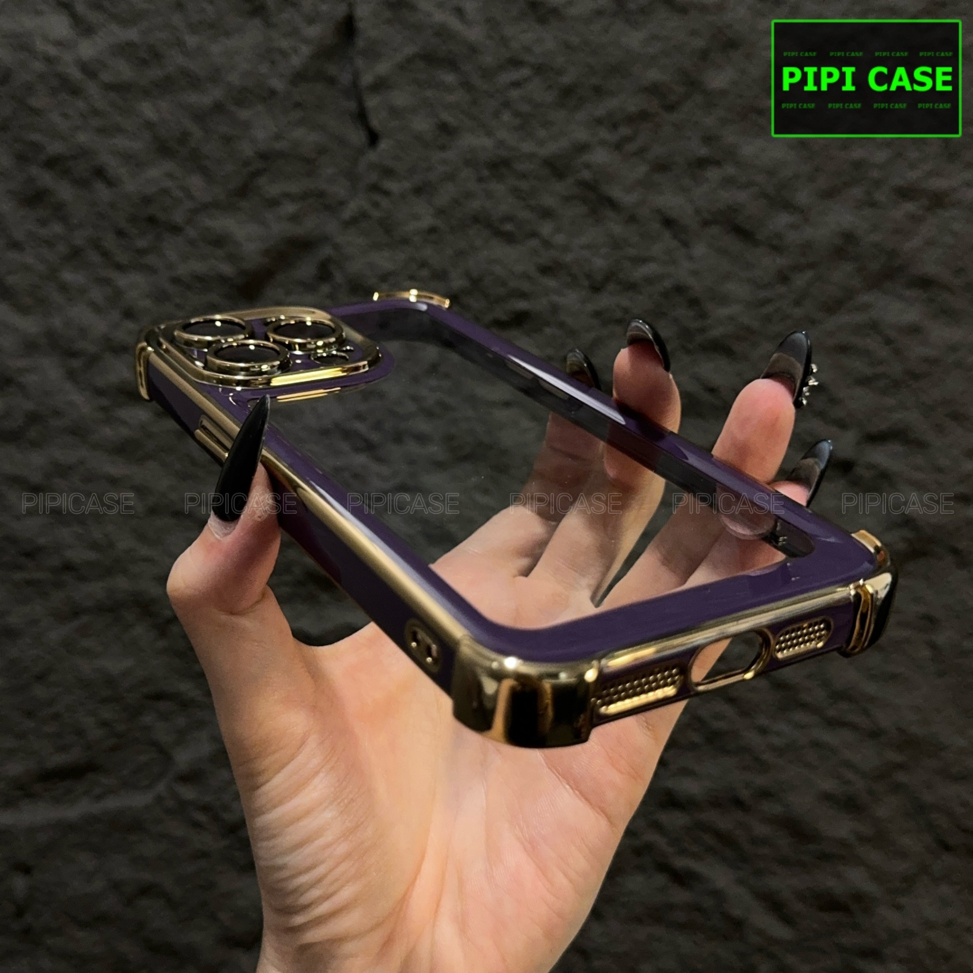 Ốp Lưng iPhone 15 Pro Max - Timo - Tím
