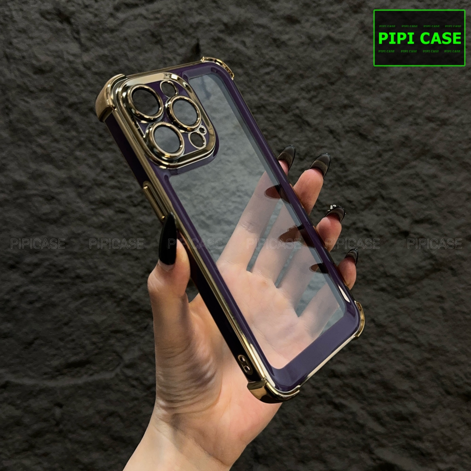 Ốp Lưng iPhone 15 Pro Max - Timo - Tím