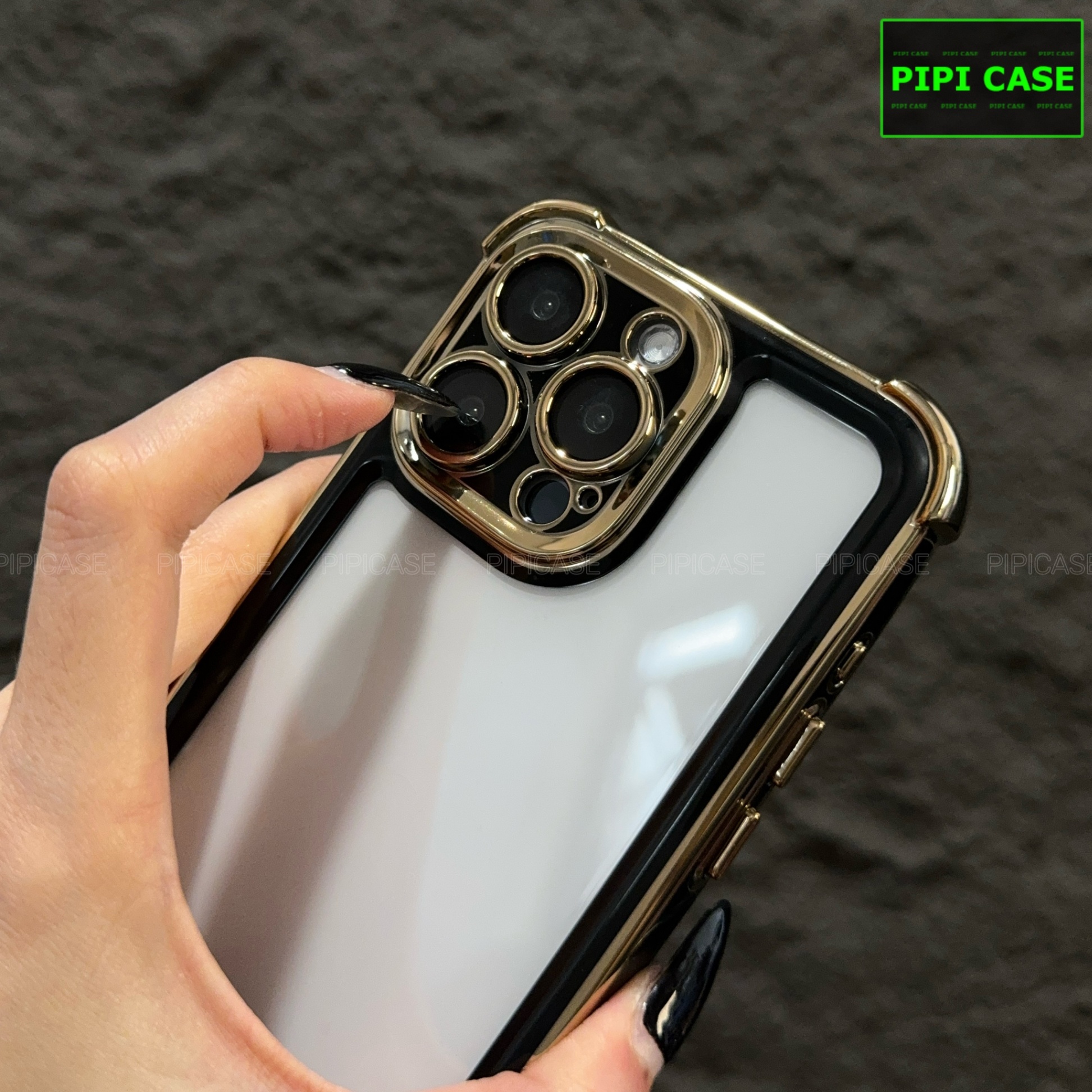 Ốp Lưng iPhone 16 Pro Max - Timo - Đen