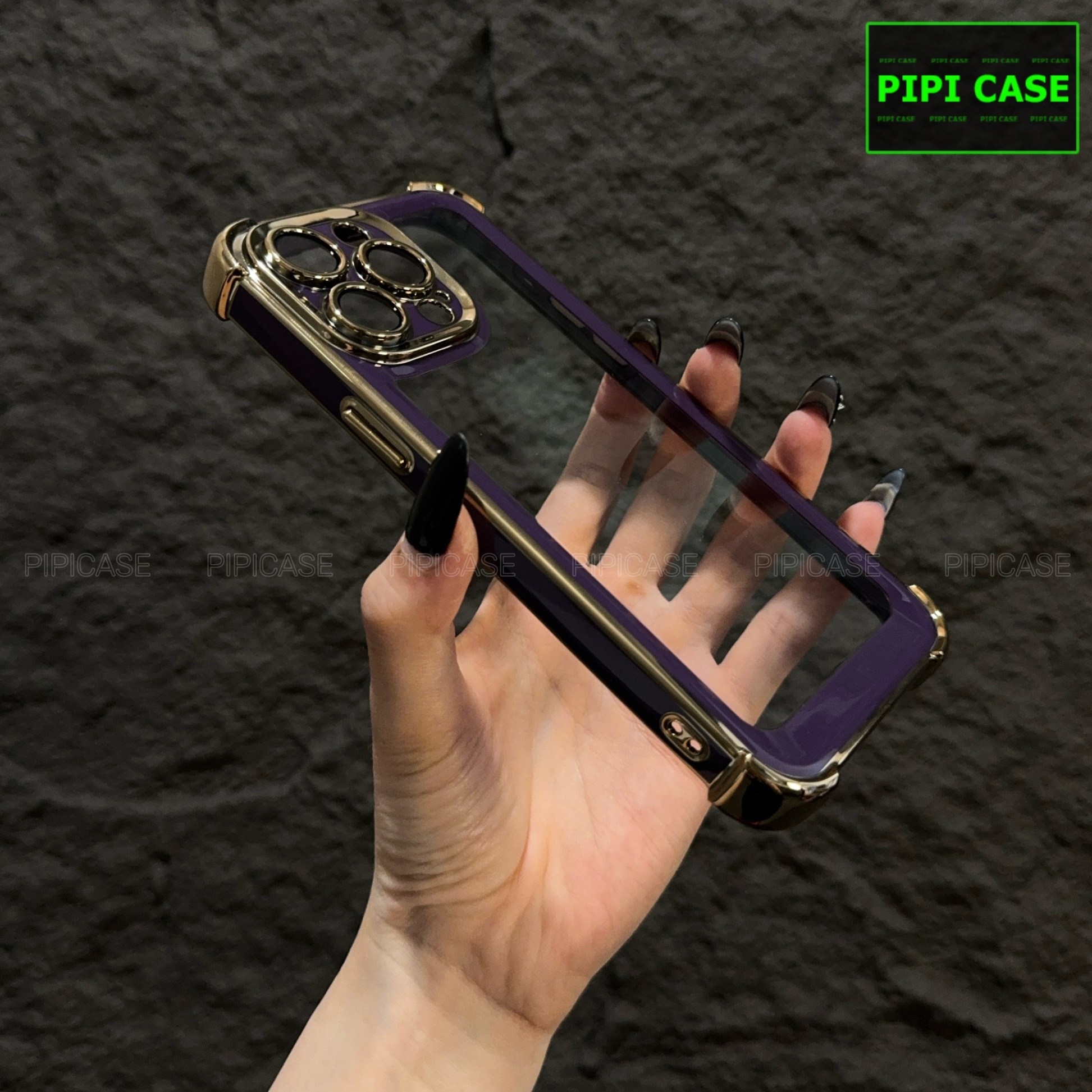 Ốp Lưng iPhone 15 Pro Max - Timo - Tím