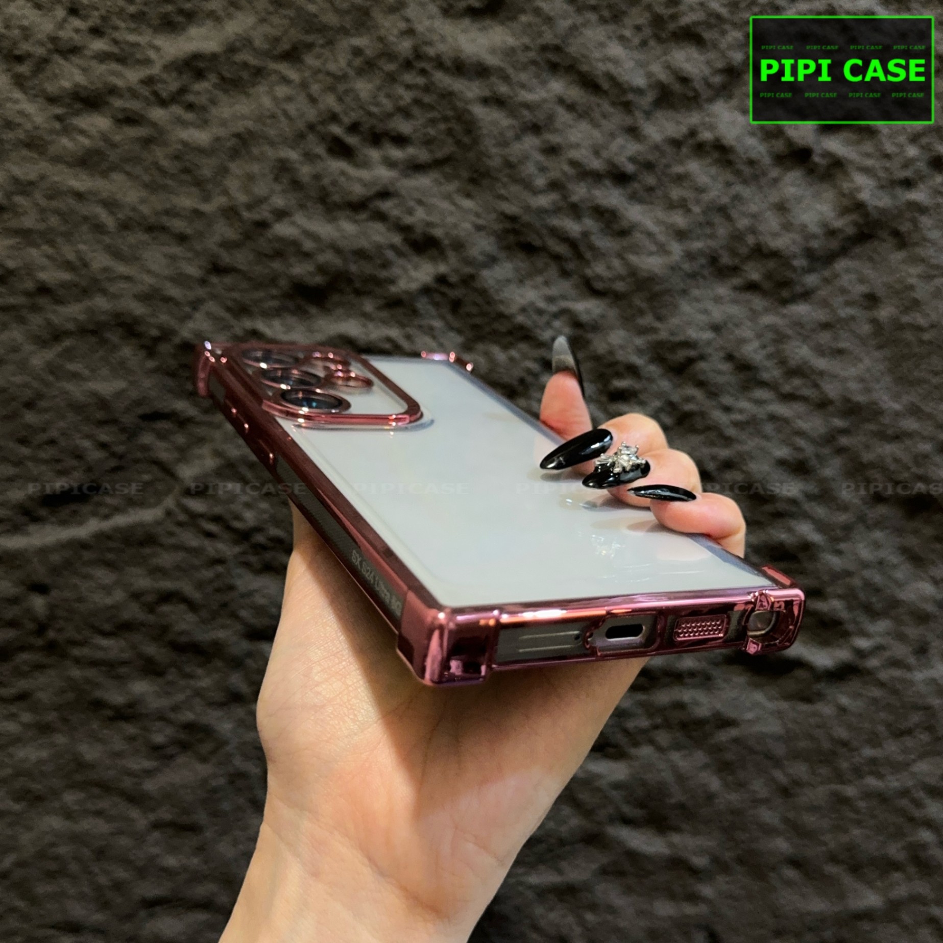 Ốp Lưng Samsung S24 Ultra 5G - Gu - Hồng