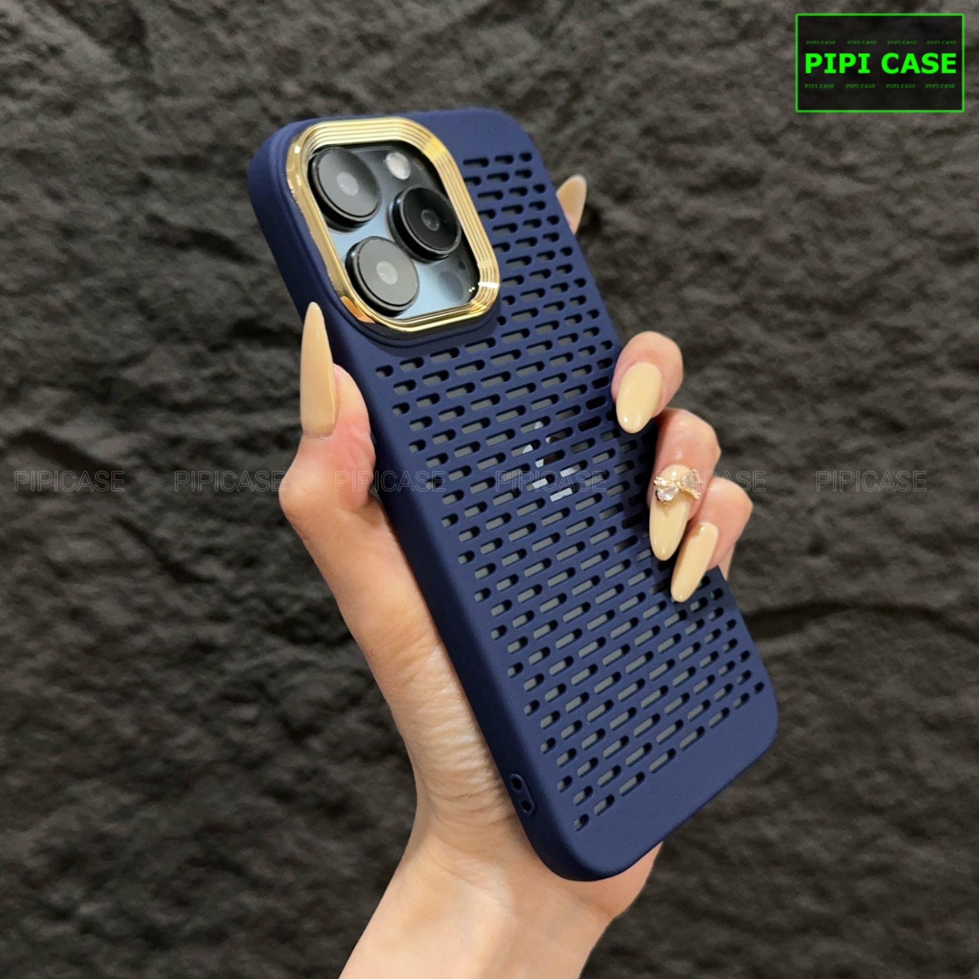Ốp Lưng iPhone 14 Pro Max - Chup - Xanh Dương