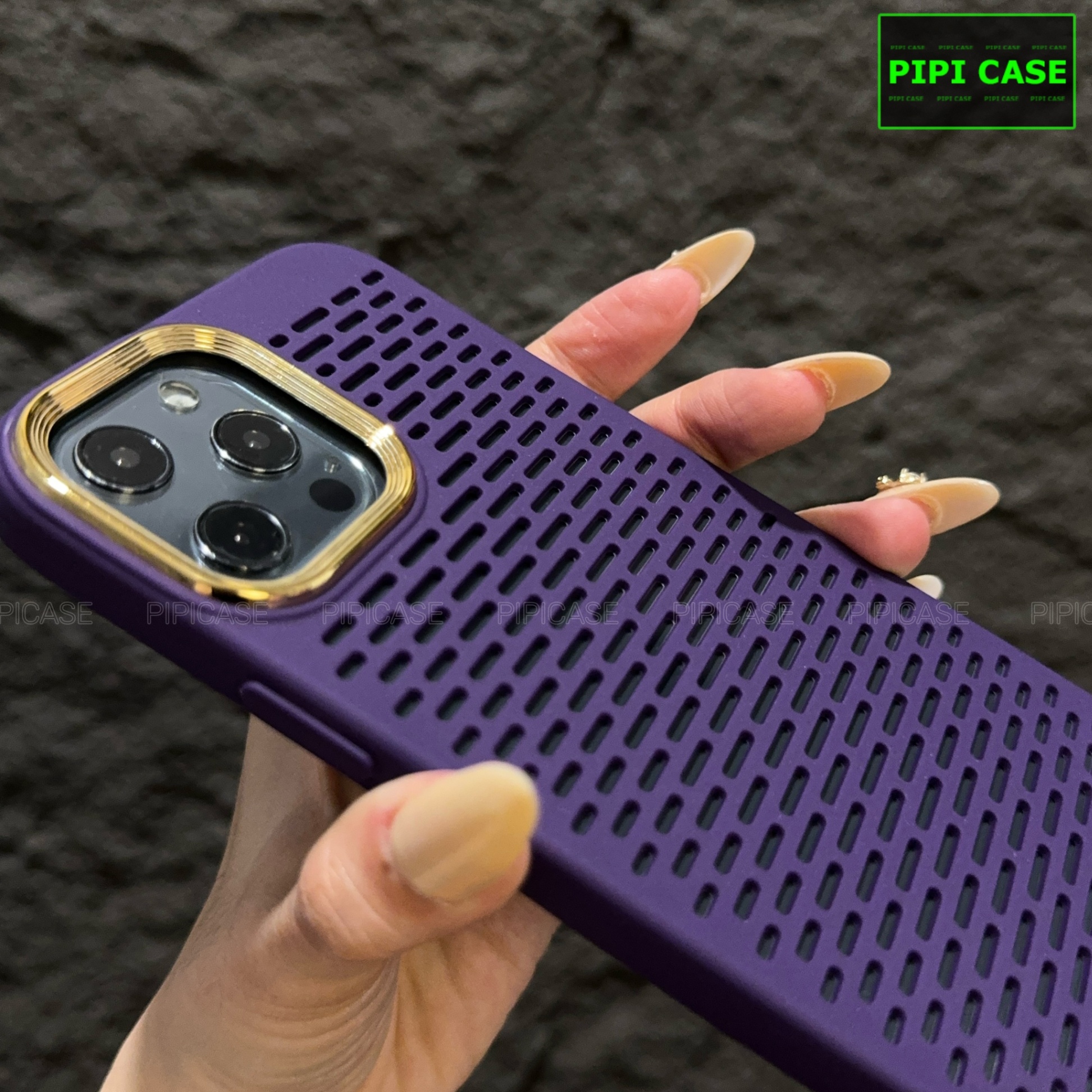 Ốp Lưng iPhone 12 Pro Max - Chup - Tím