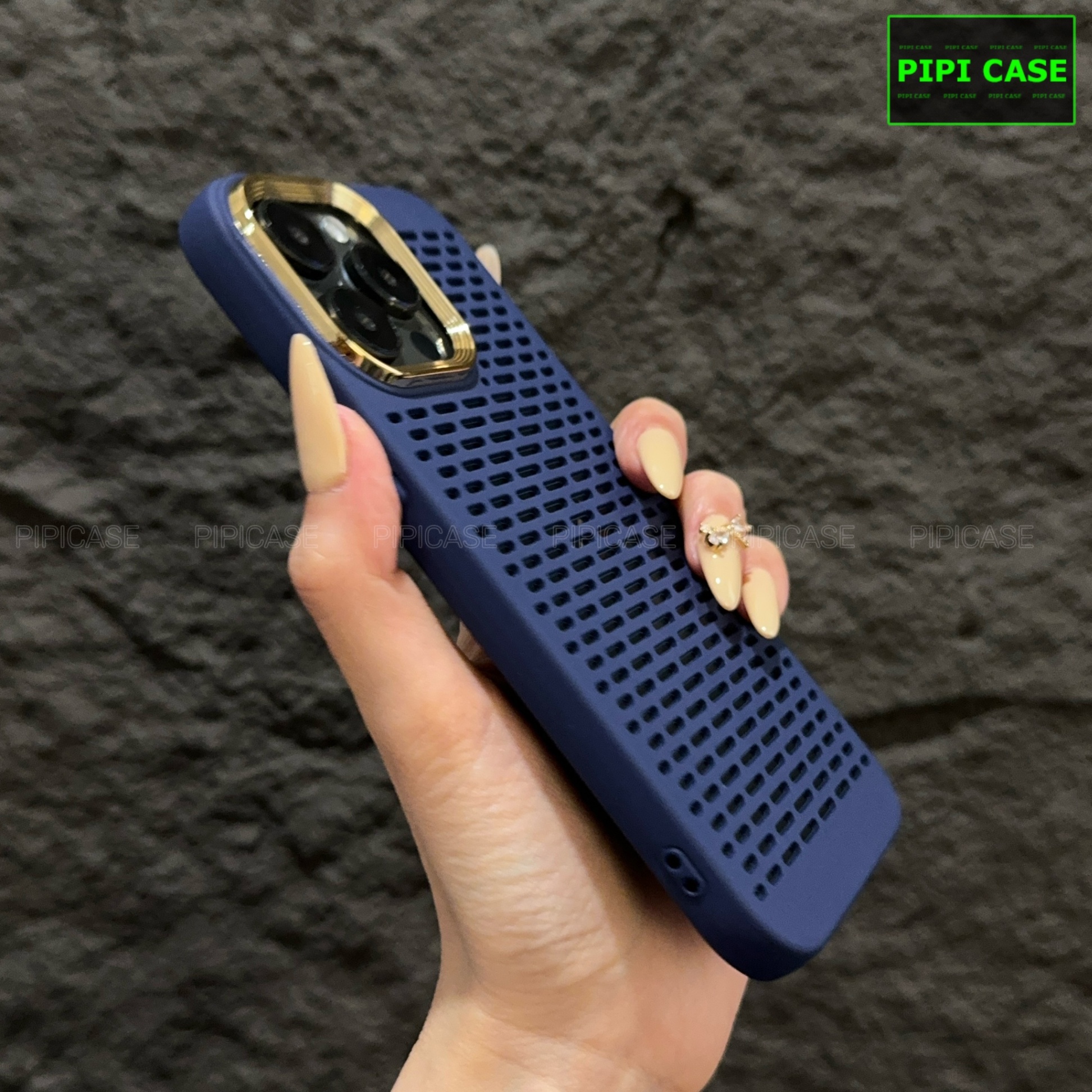 Ốp Lưng iPhone 14 Pro Max - Chup - Xanh Dương