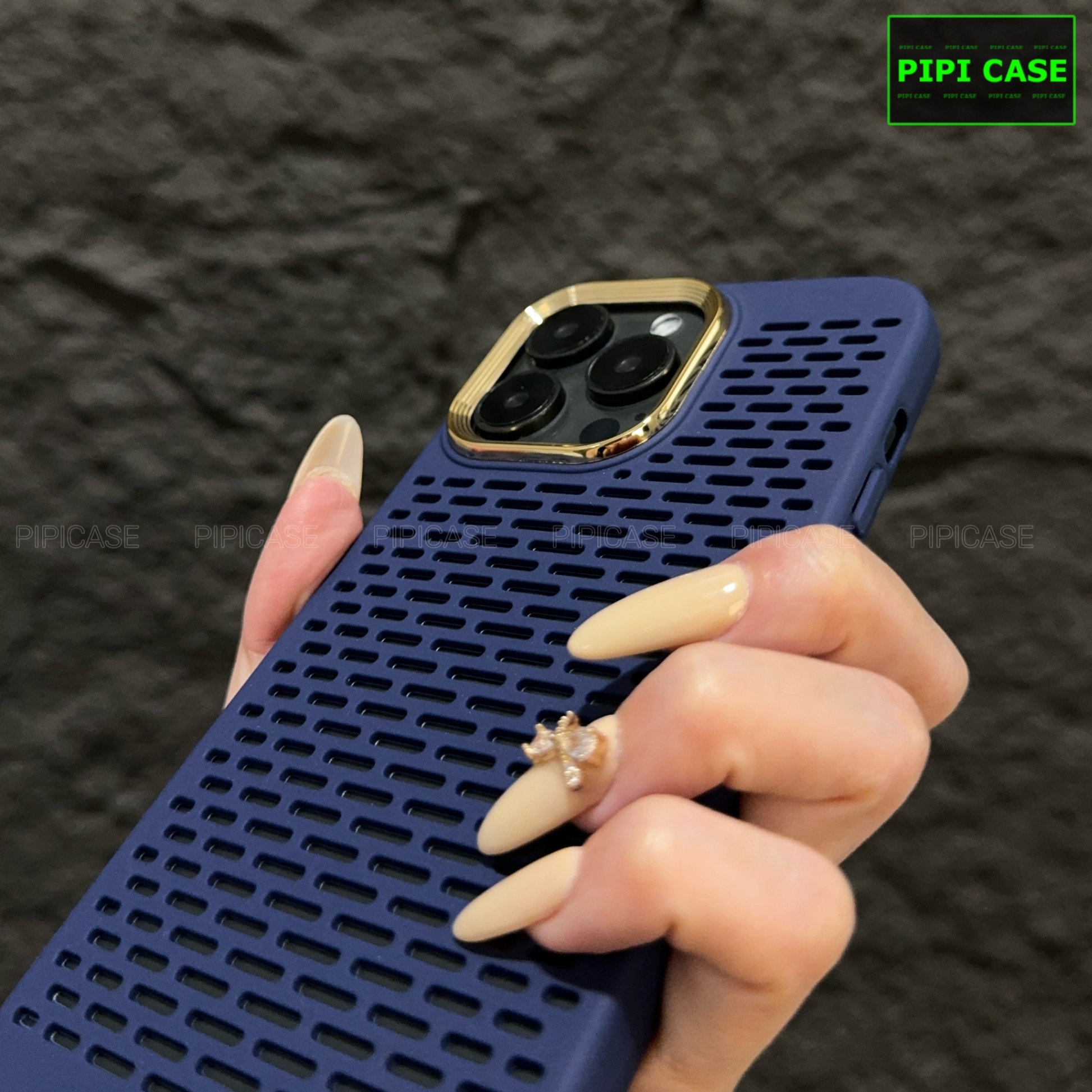 Ốp Lưng iPhone 14 Pro Max - Chup - Xanh Dương