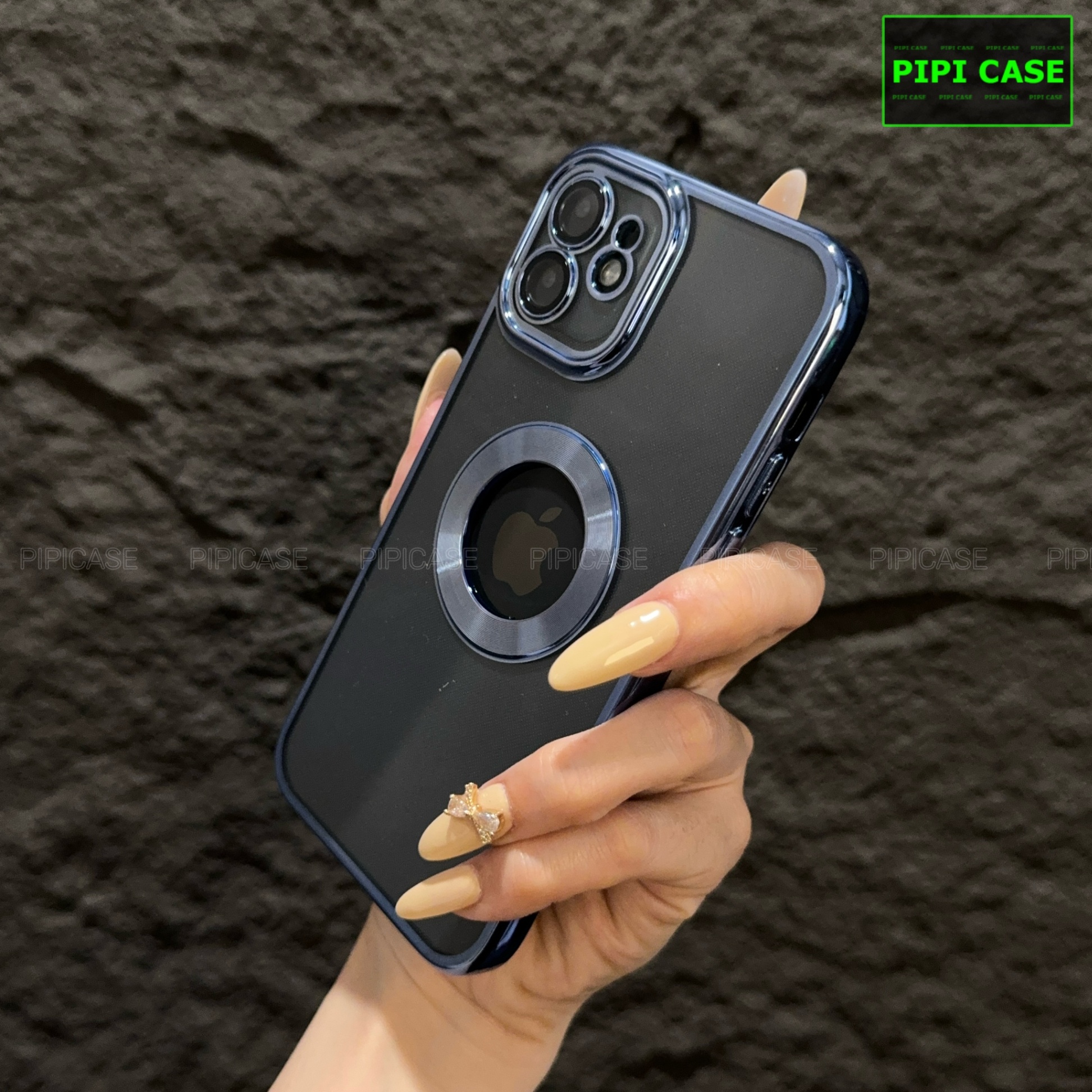 Ốp Lưng iPhone 12 - Water - Xanh Nhạt