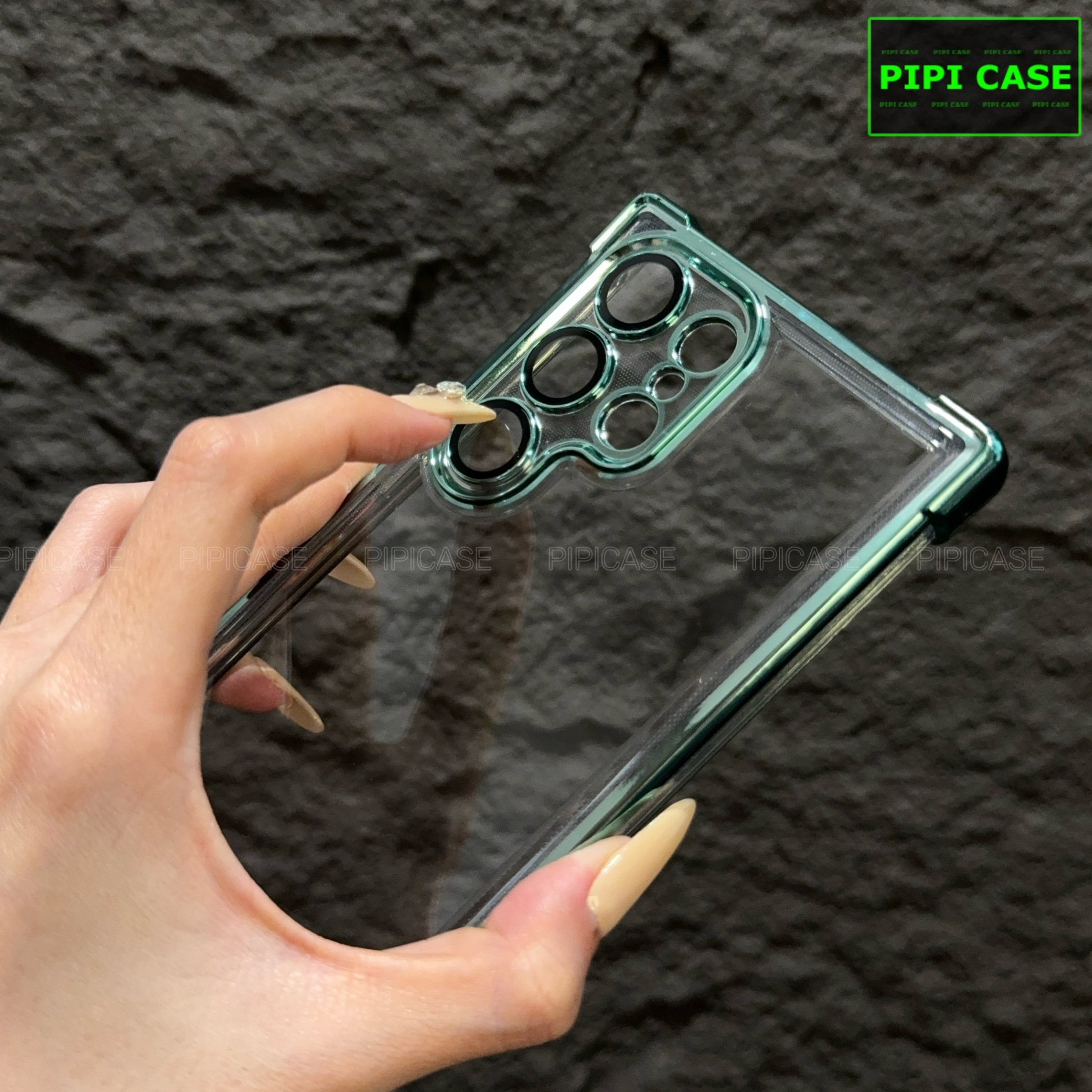 Ốp Lưng Samsung S23 Ultra 5G - Gu - Xanh Lá