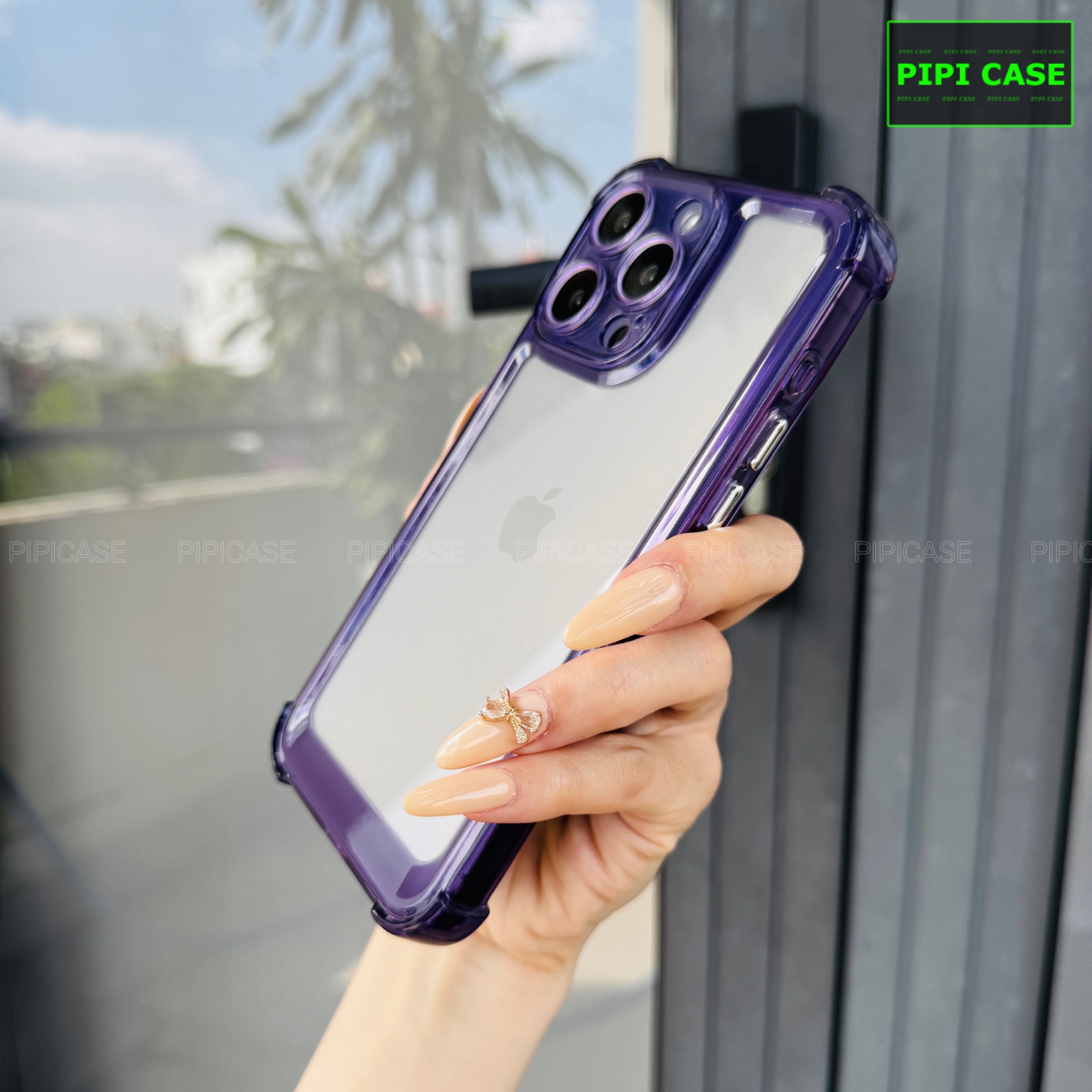 Ốp Lưng iPhone 15 Pro Max - Heaven - Tím