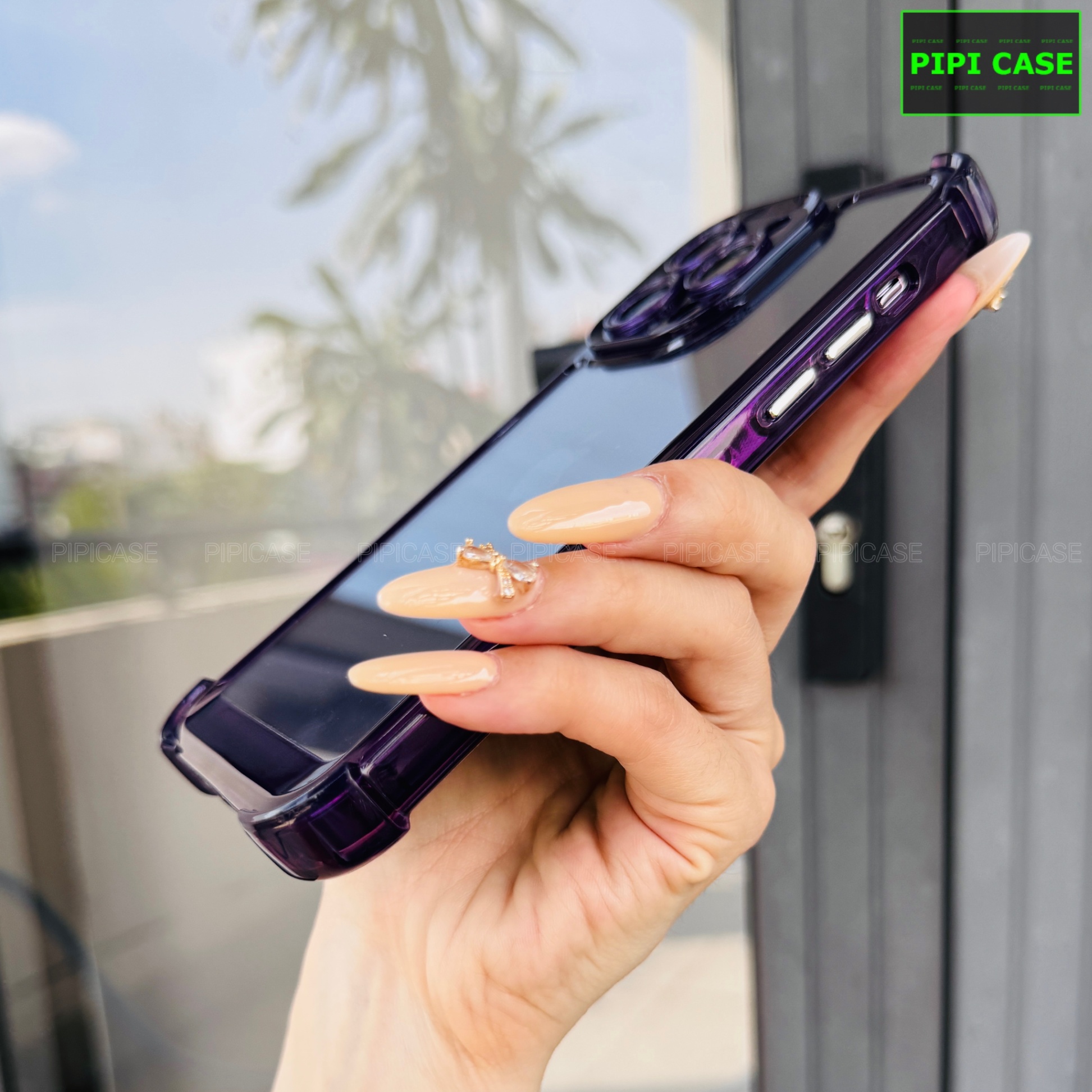 Ốp Lưng iPhone 15 Pro Max - Heaven - Tím