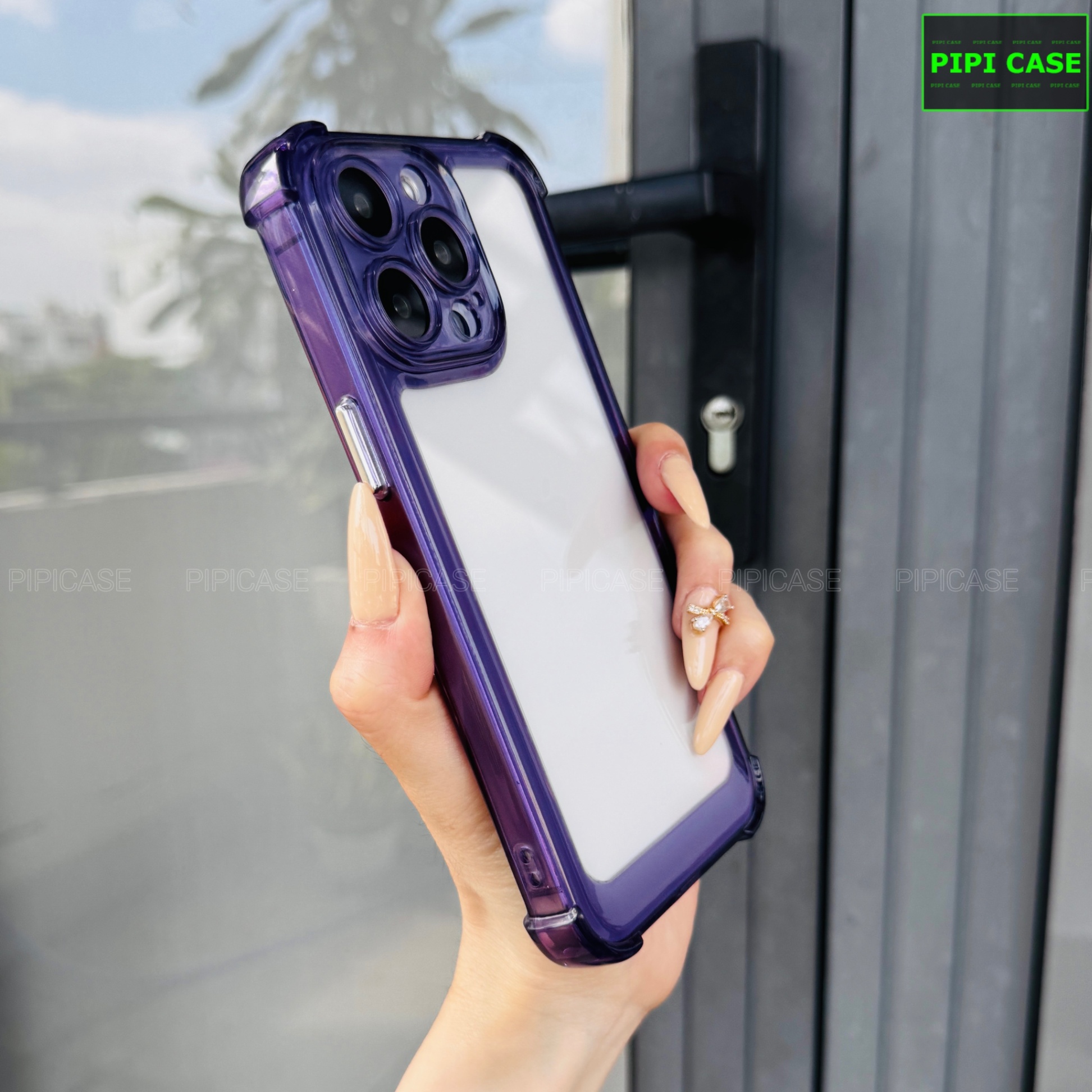 Ốp Lưng iPhone 15 Pro Max - Heaven - Tím