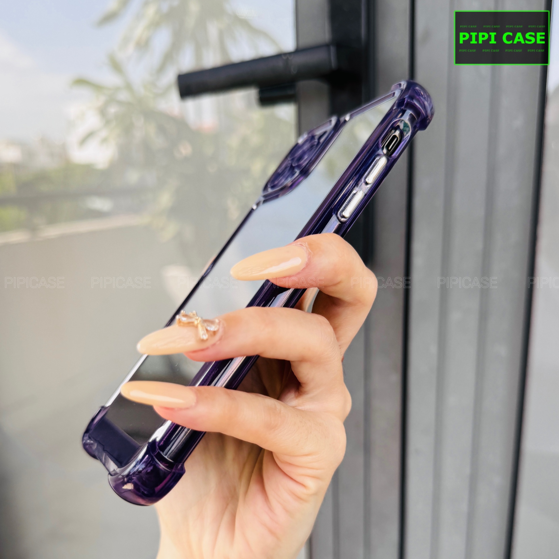 Ốp Lưng iPhone 15 Pro Max - Heaven - Tím