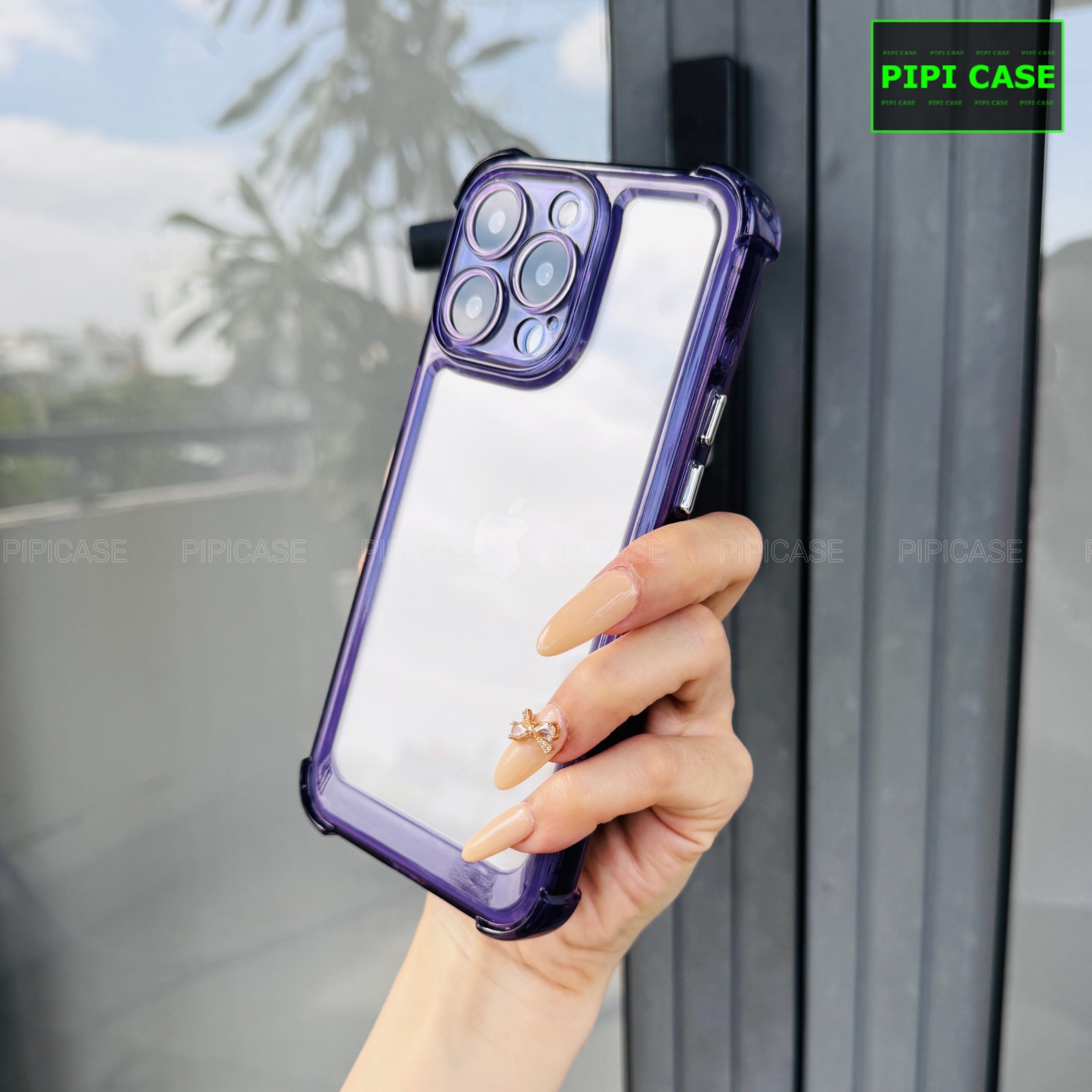 Ốp Lưng iPhone 15 Pro Max - Heaven - Tím