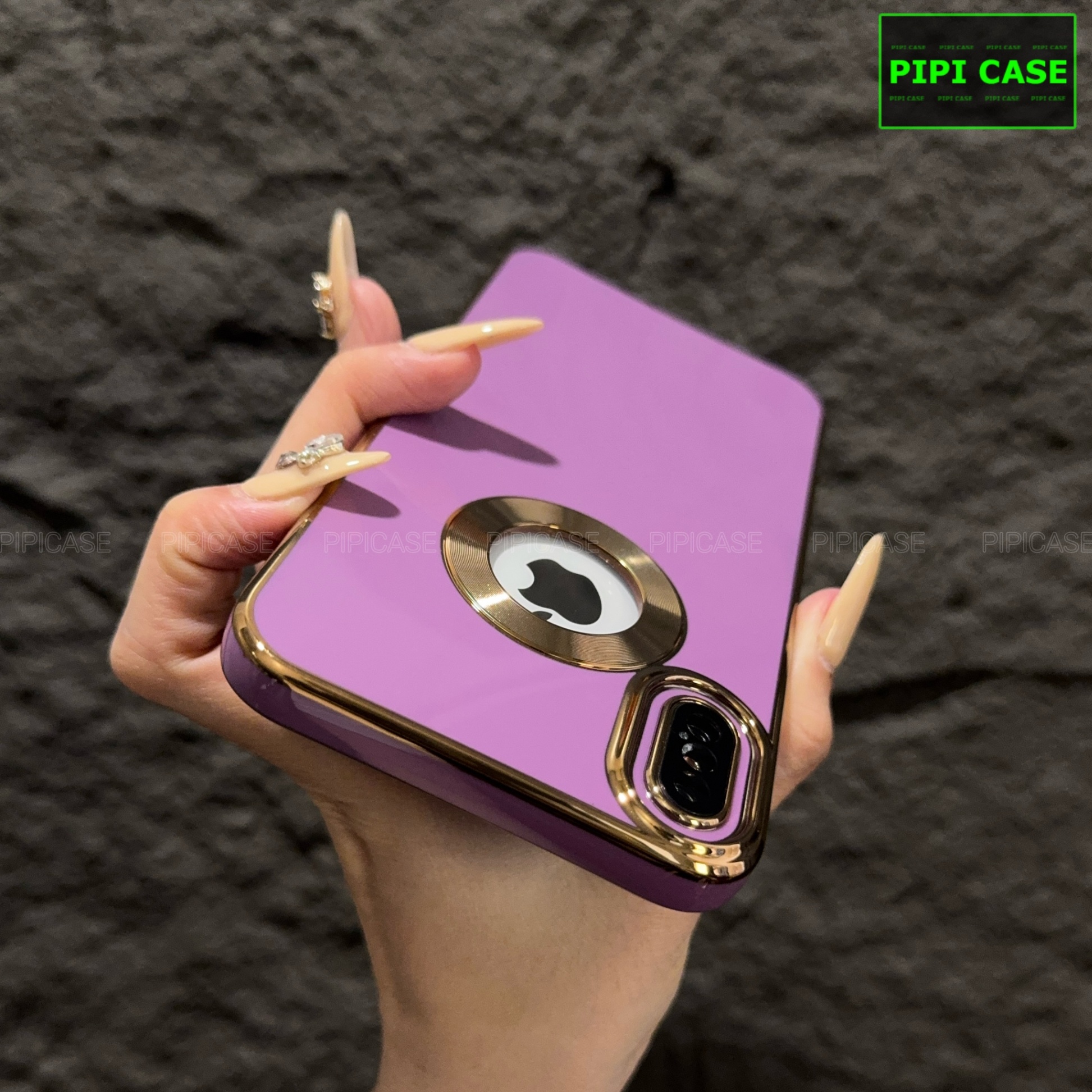 Ốp Lưng iPhone XS Max - Pandora - Tím