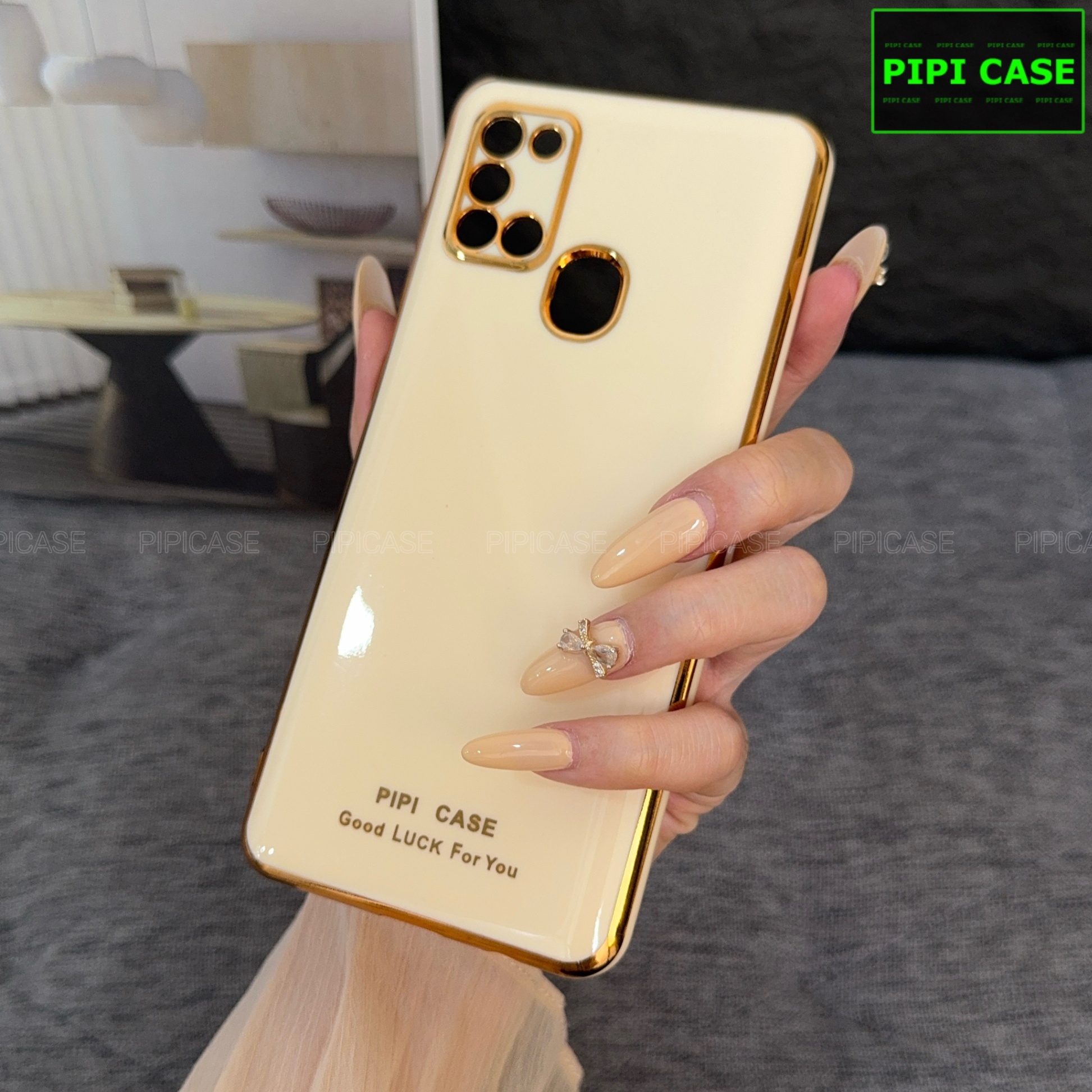 Ốp Lưng Samsung A21S - Royal - Vàng