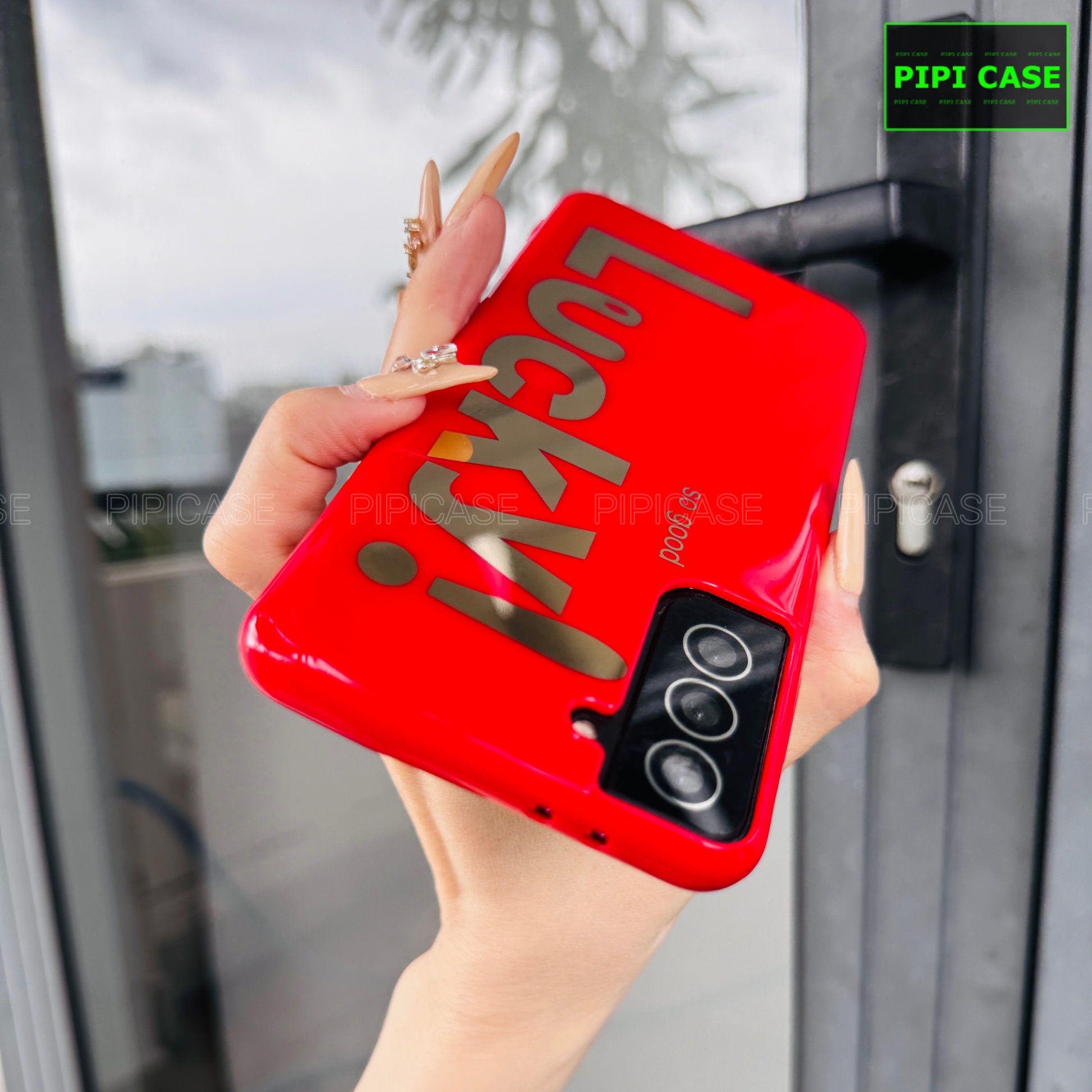 Ốp Lưng Samsung S21 Plus 5G - Lucky - Đỏ
