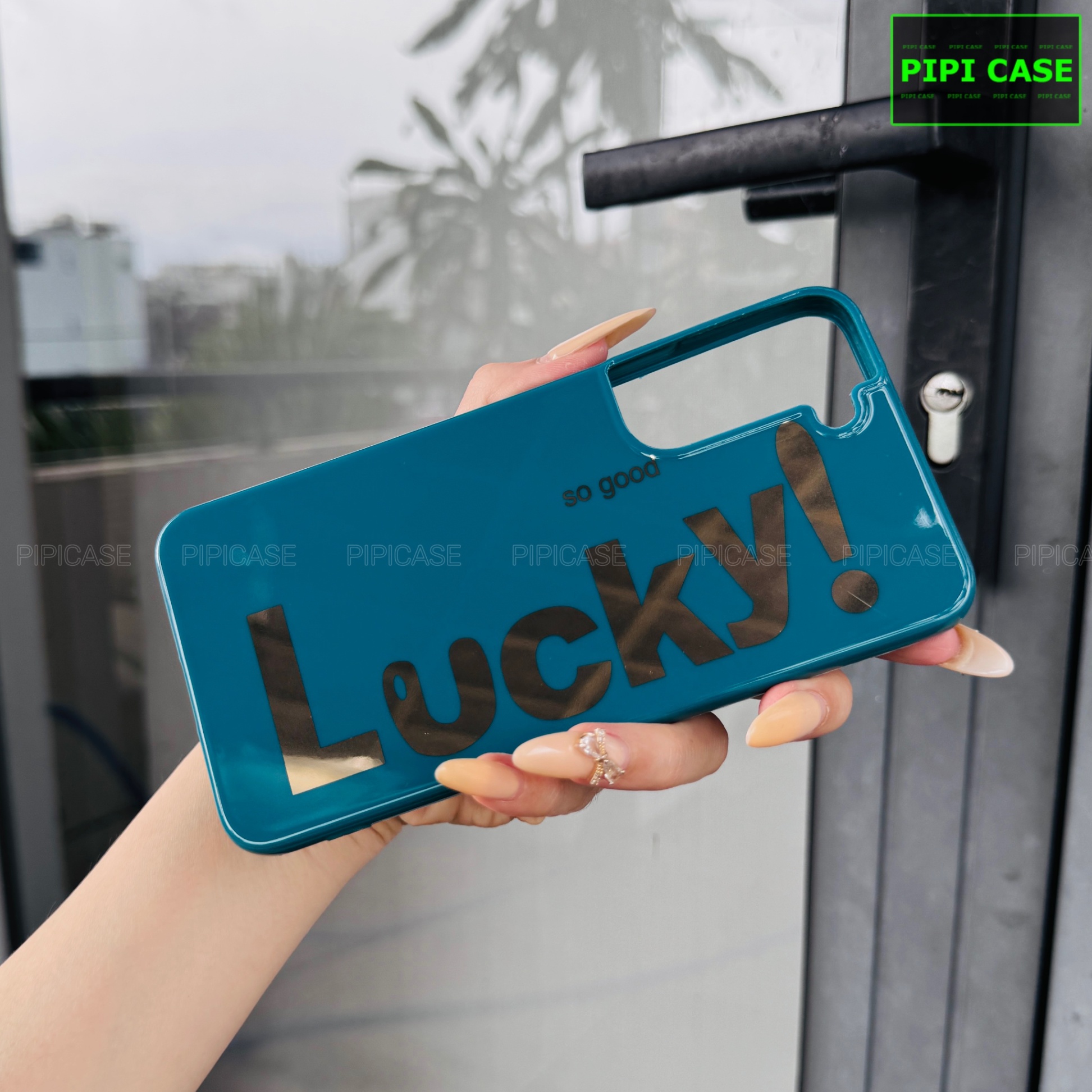 Ốp Lưng Samsung S22 5G - Lucky - Xanh Dương