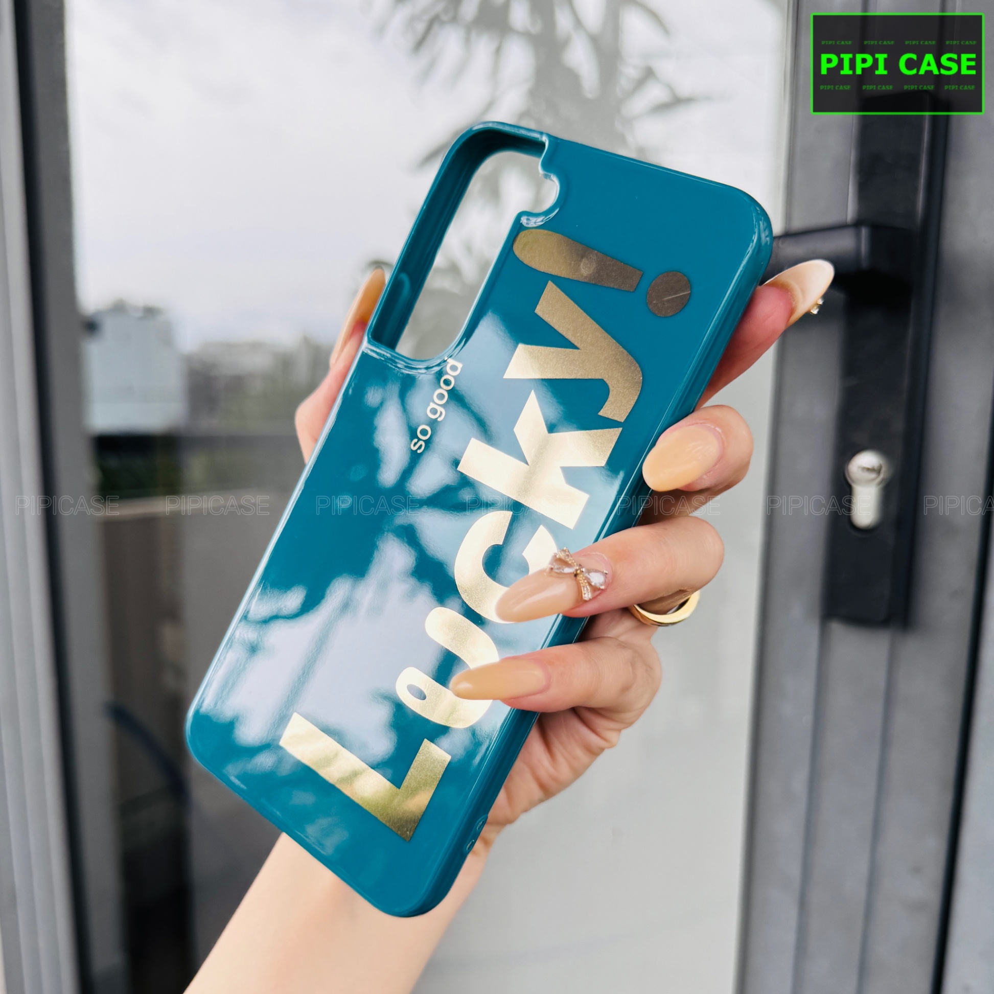 Ốp Lưng Samsung S22 5G - Lucky - Xanh Dương