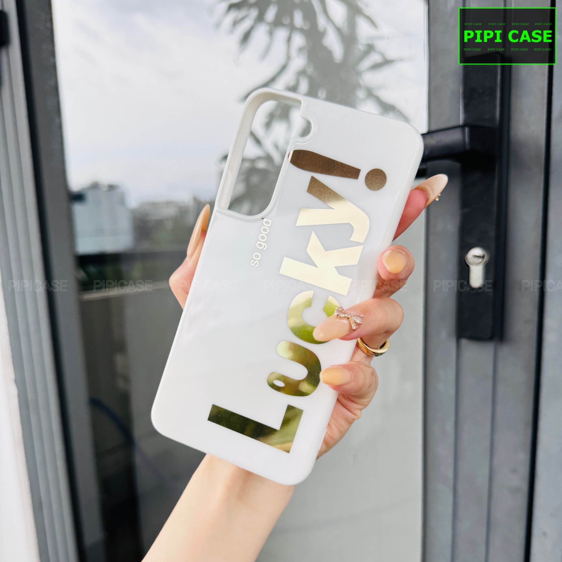 Ốp Lưng Samsung S21 FE 5G - Lucky - Trắng