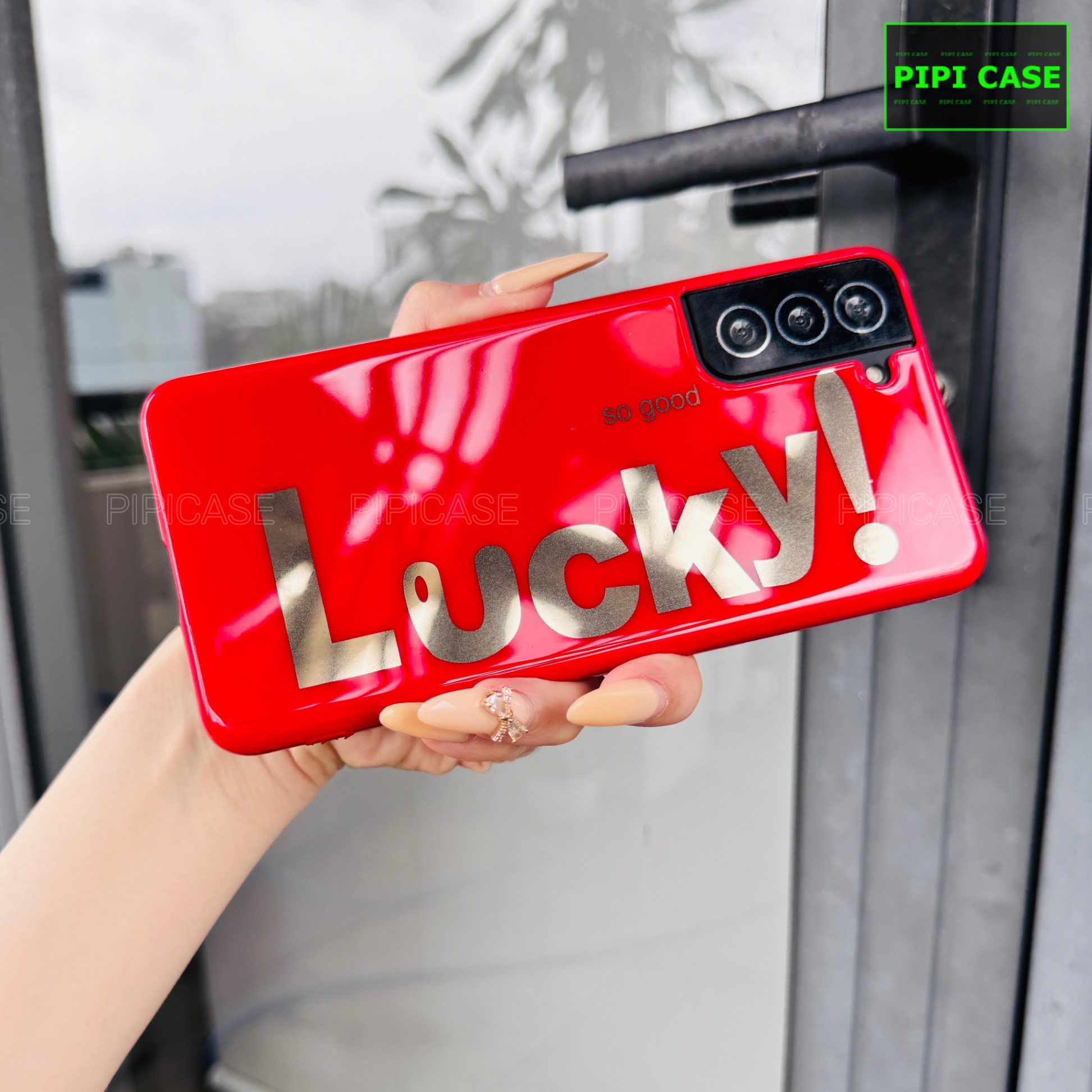 Ốp Lưng Samsung S21 Plus 5G - Lucky - Đỏ