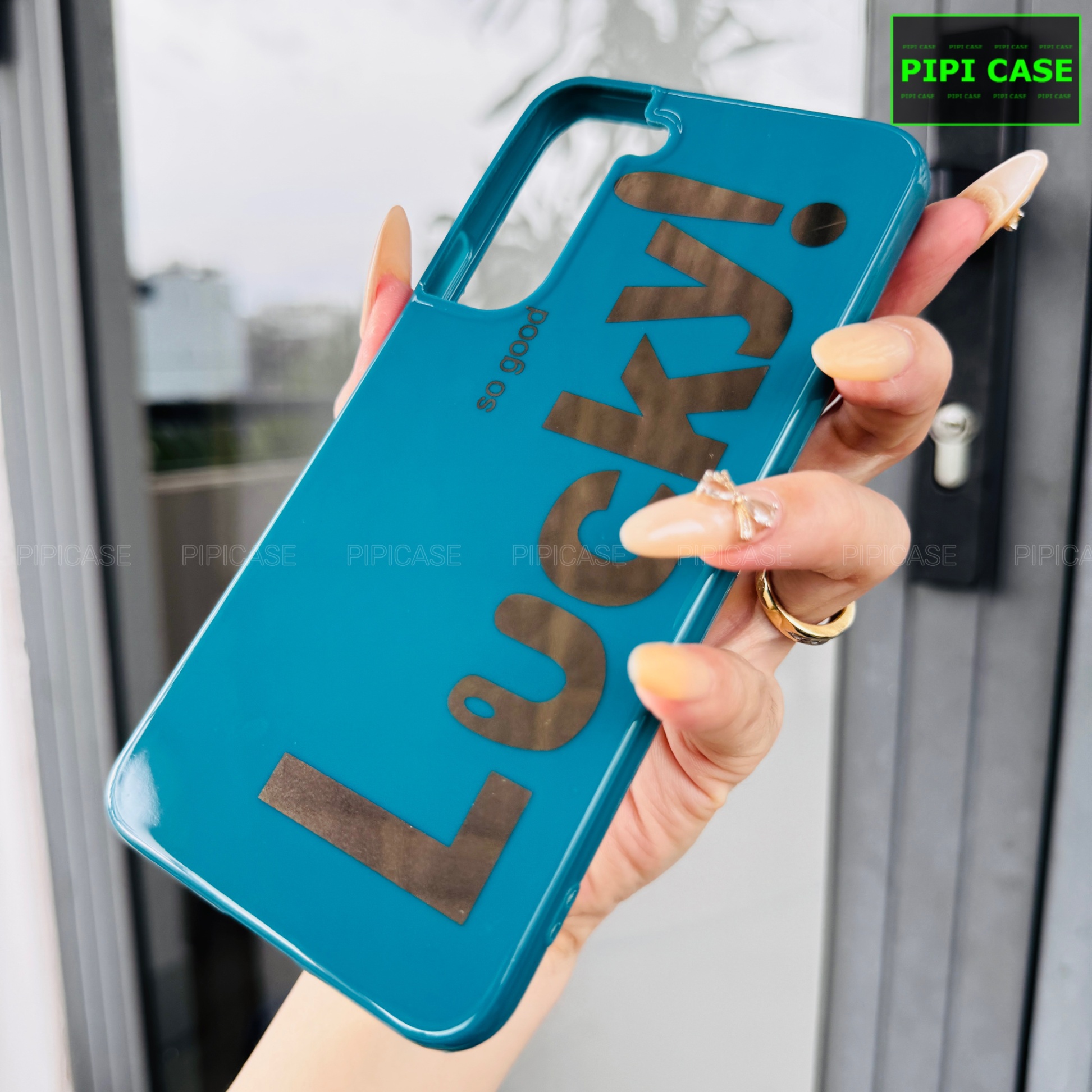 Ốp Lưng Samsung S22 5G - Lucky - Xanh Dương