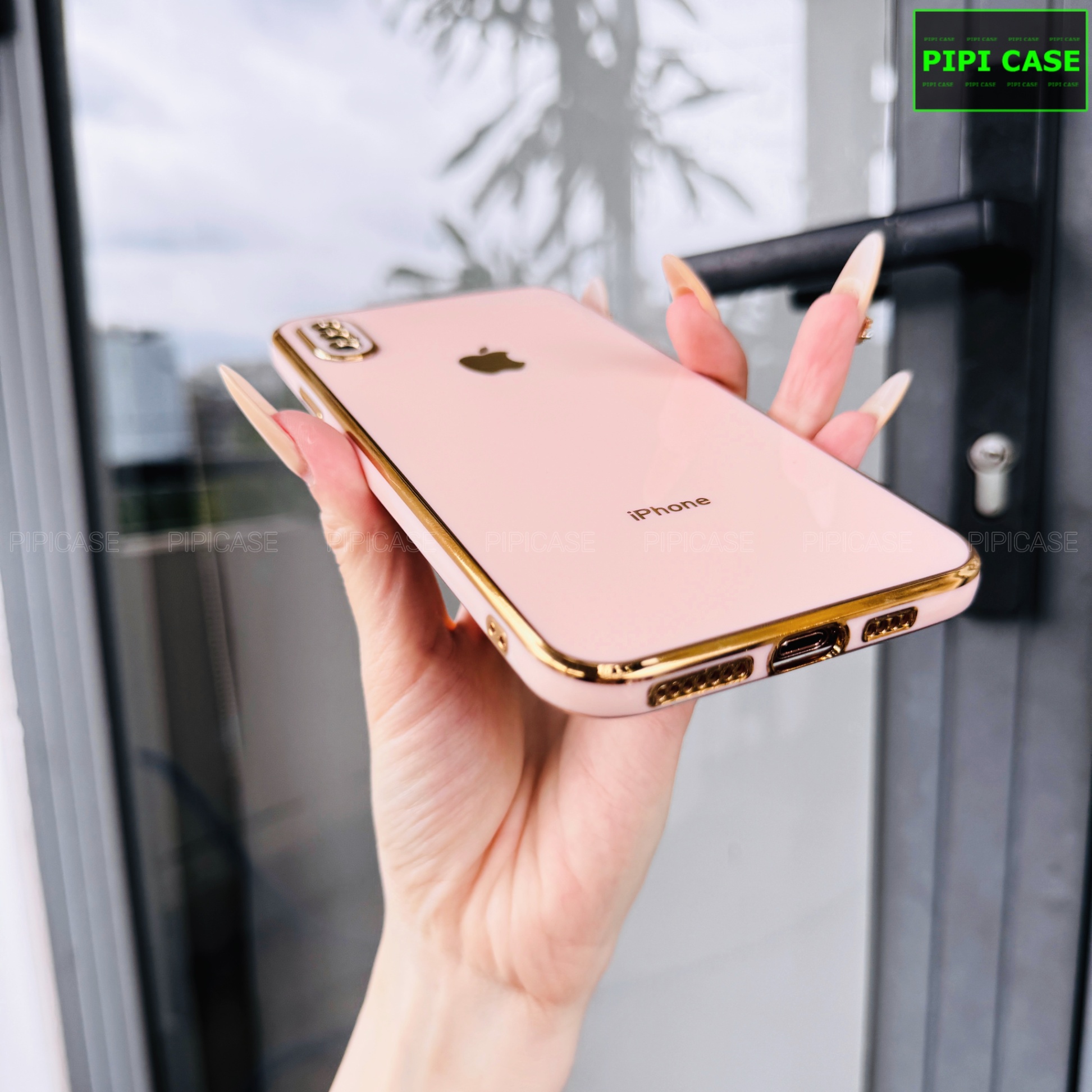 Ốp Lưng iPhone XS Max - Royal - Vàng Hồng