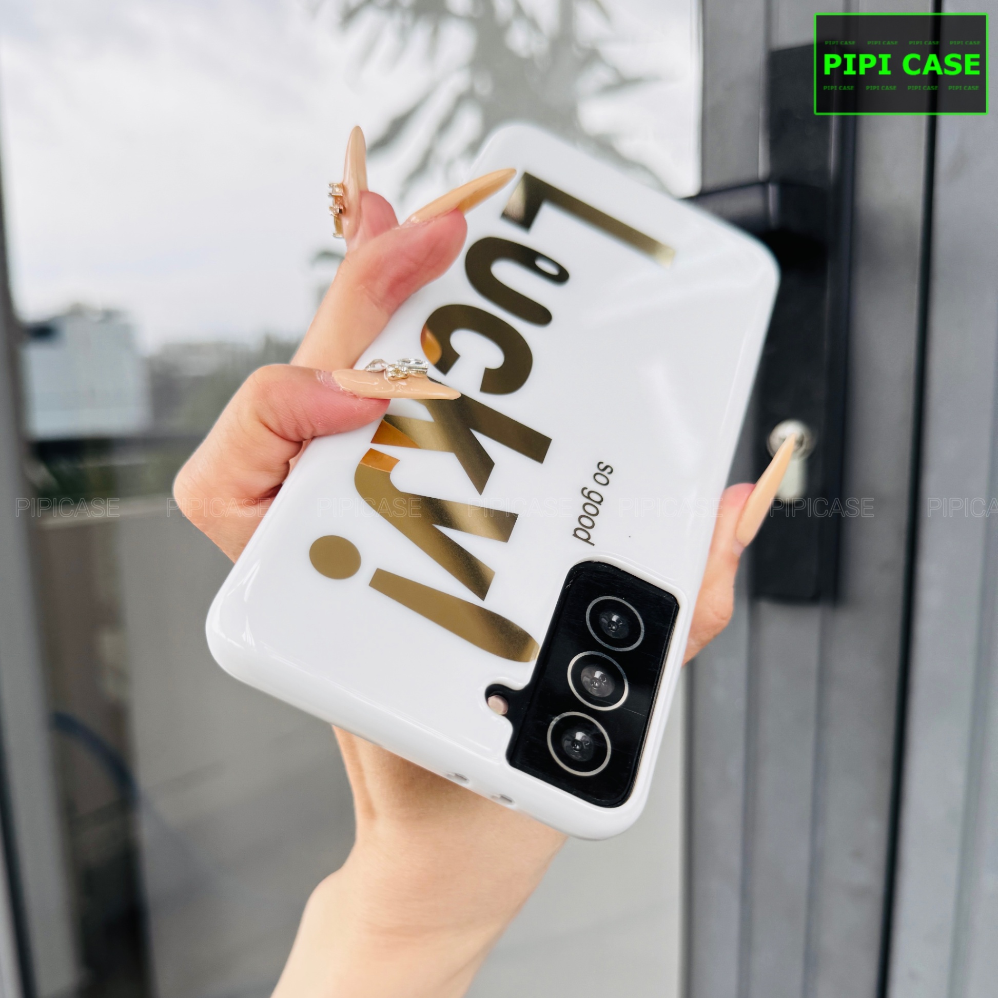 Ốp Lưng Samsung S21 Plus 5G - Lucky - Trắng