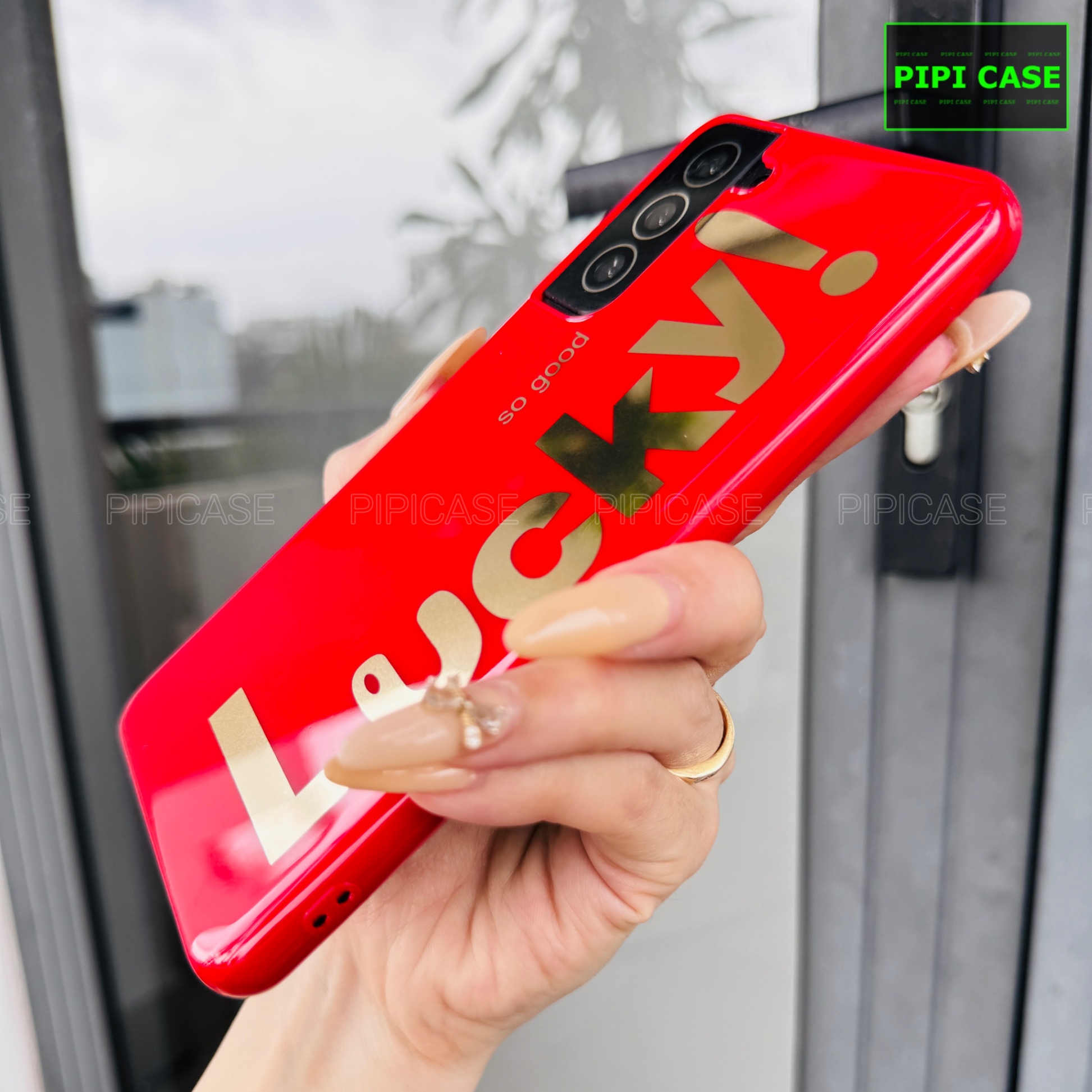 Ốp Lưng Samsung S21 Plus 5G - Lucky - Đỏ